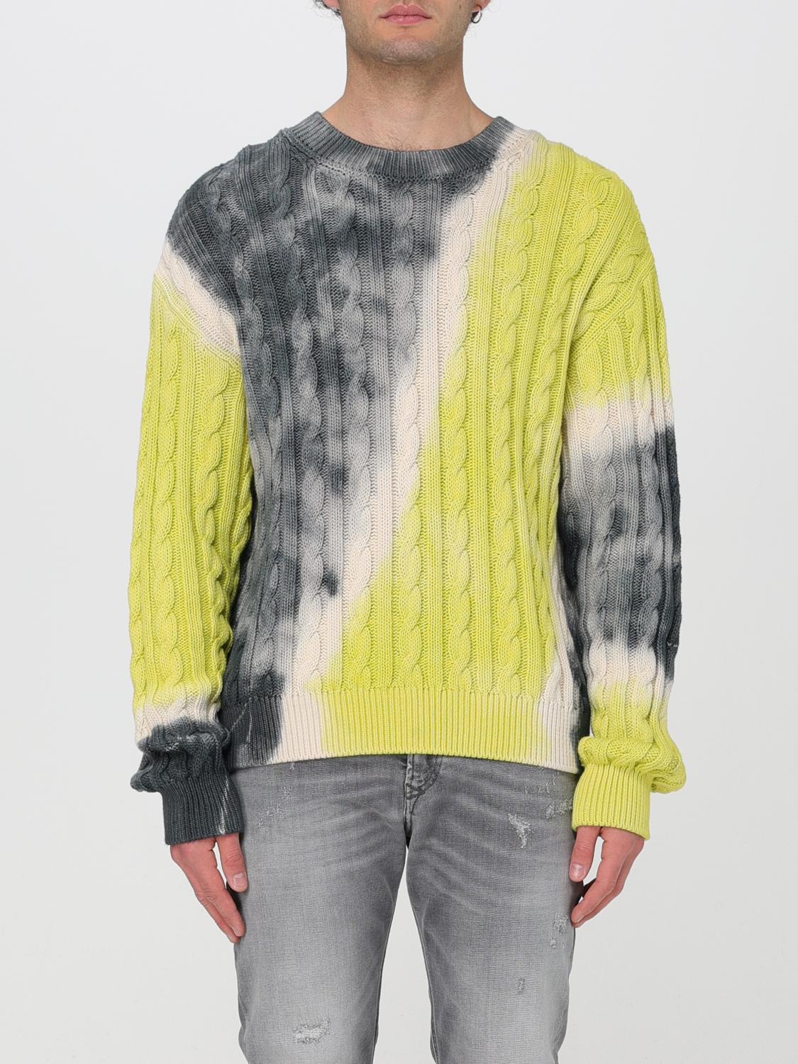 DIESEL: Sweater men - Green | Diesel sweater A124590CNAQ online at