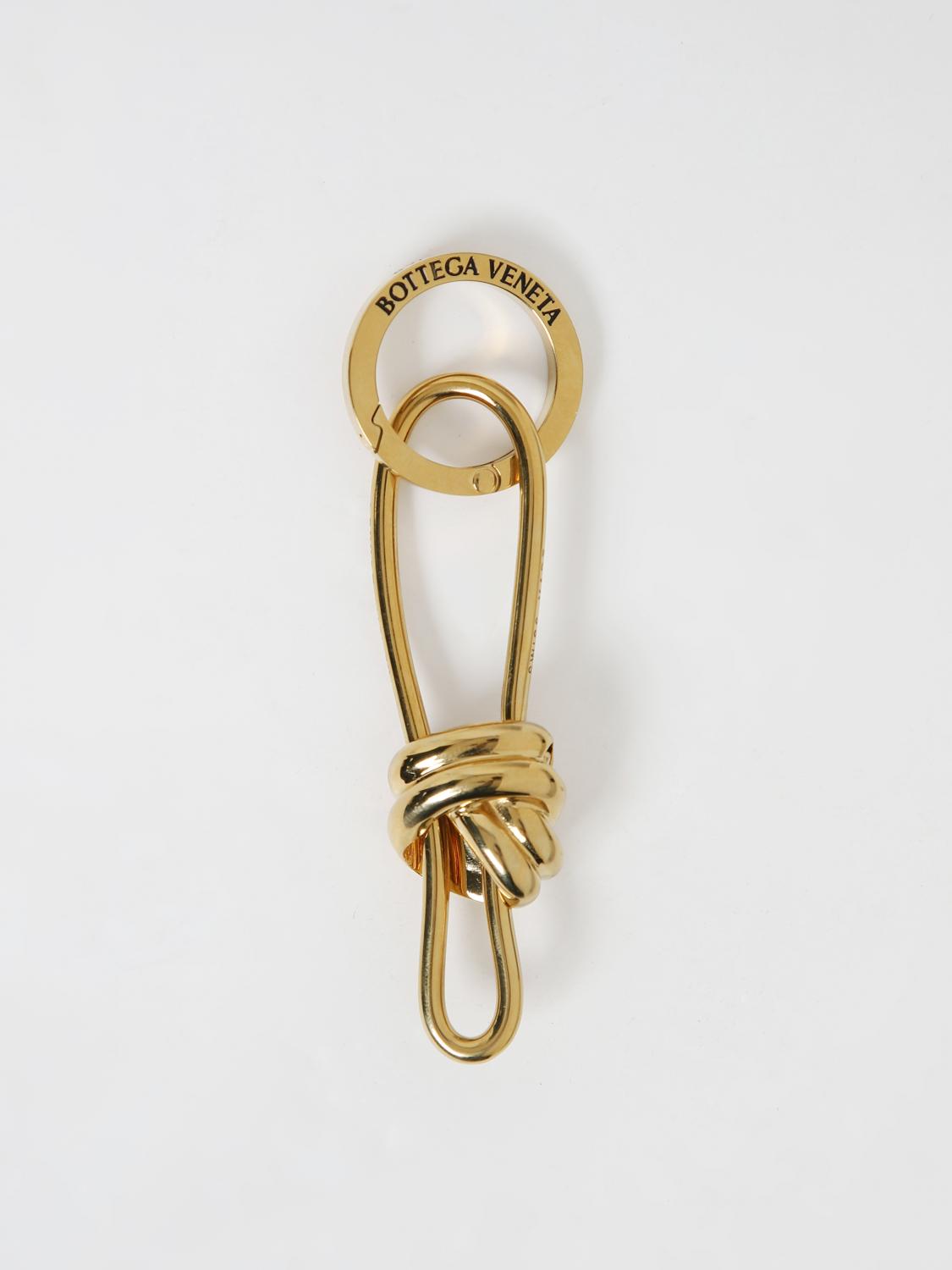 BOTTEGA VENETA: Key chain woman - Brass | Bottega Veneta key chain