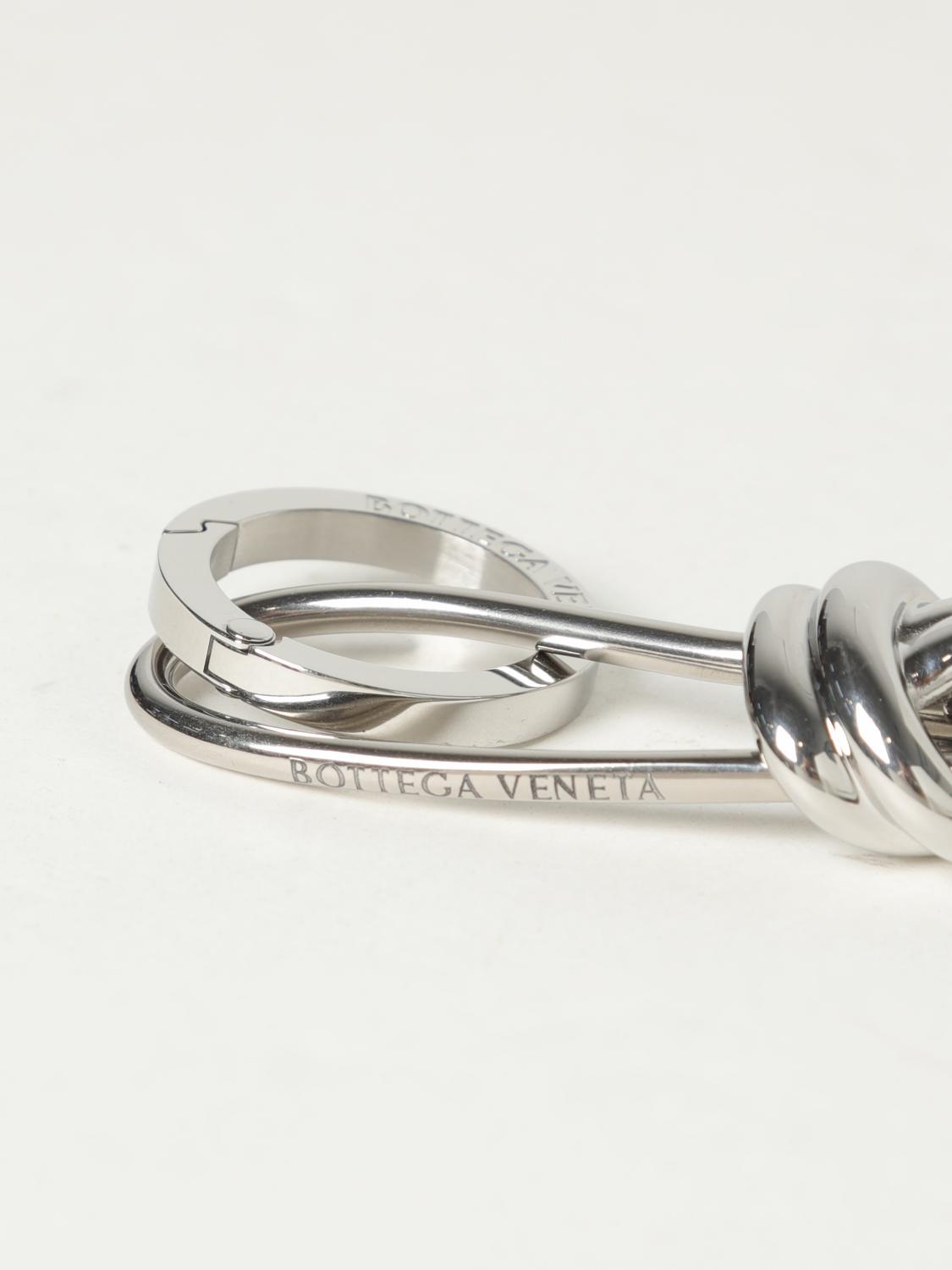 Bottega Veneta Keyring woman - Silver | 776793VCQP0 | GIGLIO.COM