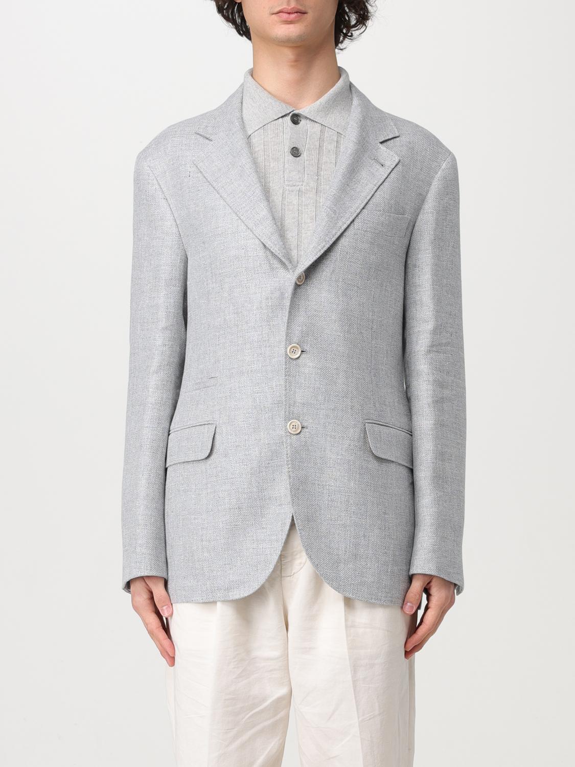 Brunello Cucinelli Jacket men - Grey | MW4827BTD | GIGLIO.COM