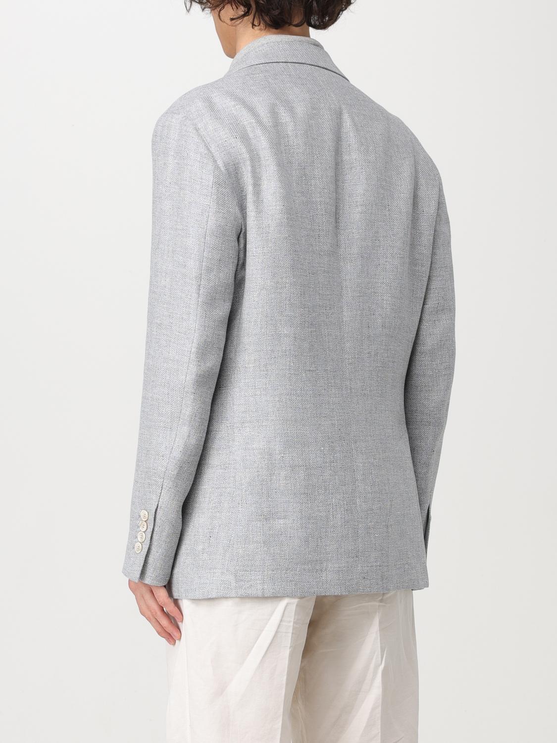 BRUNELLO CUCINELLI BLAZER: Jacket men Brunello Cucinelli, Grey - Img 3