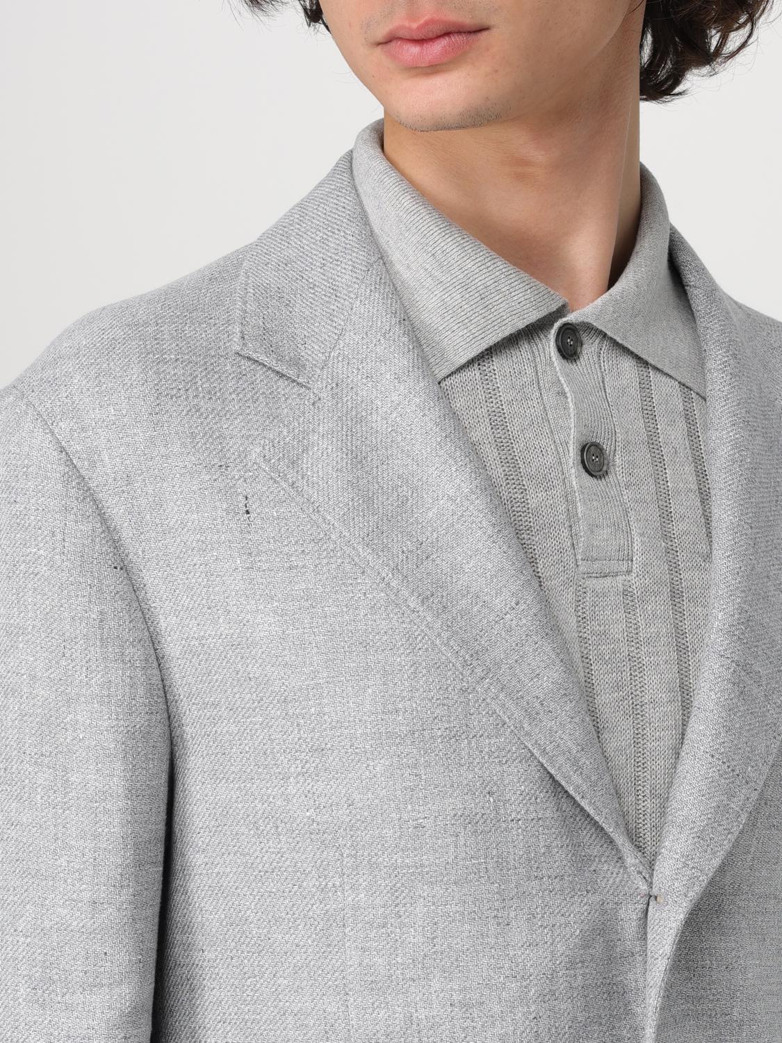BRUNELLO CUCINELLI BLAZER: Jacket men Brunello Cucinelli, Grey - Img 5