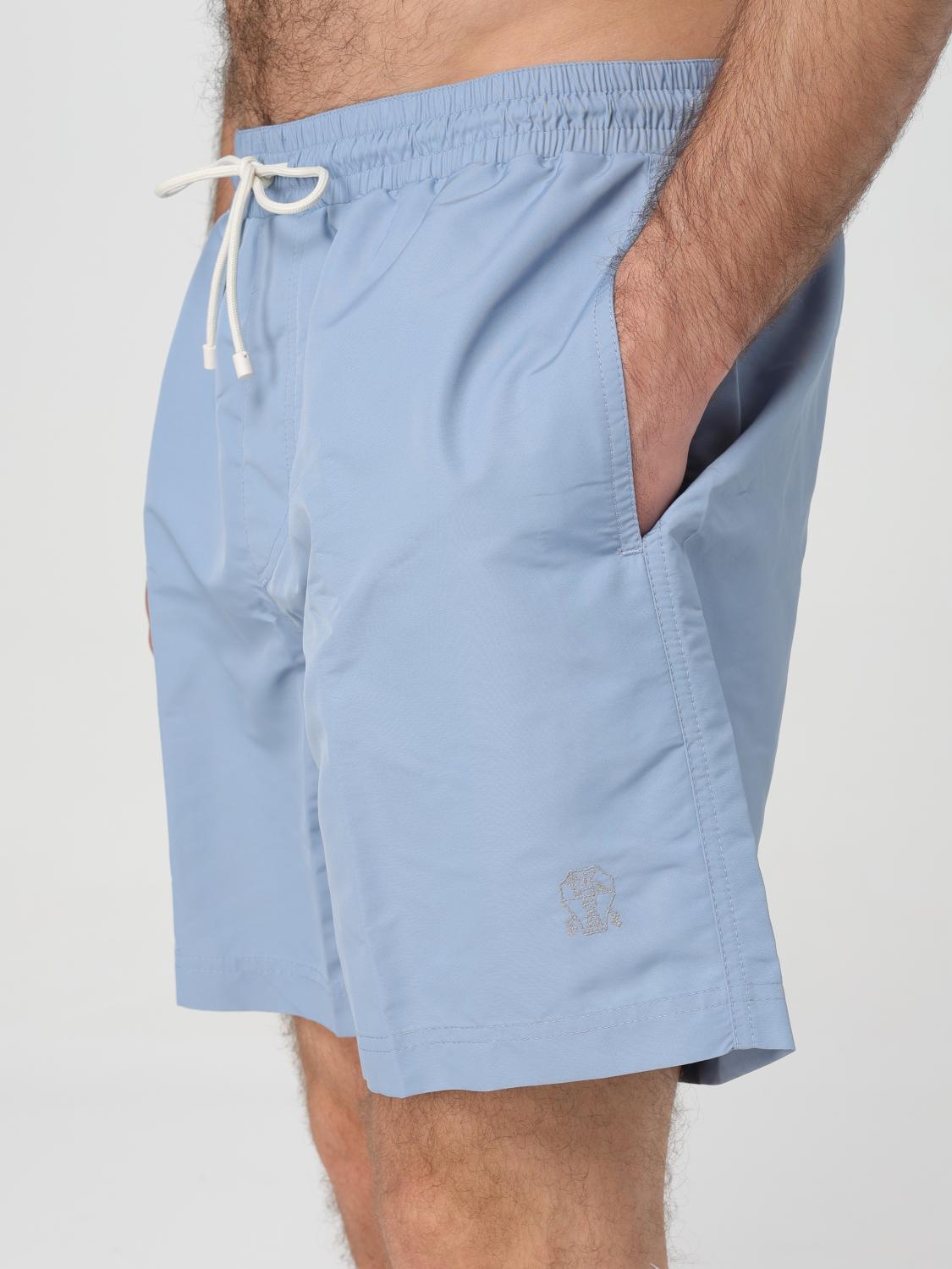 BRUNELLO CUCINELLI BADEMODE: Badeshorts aus Nylon Brunello Cucinelli, Blau - Img 4