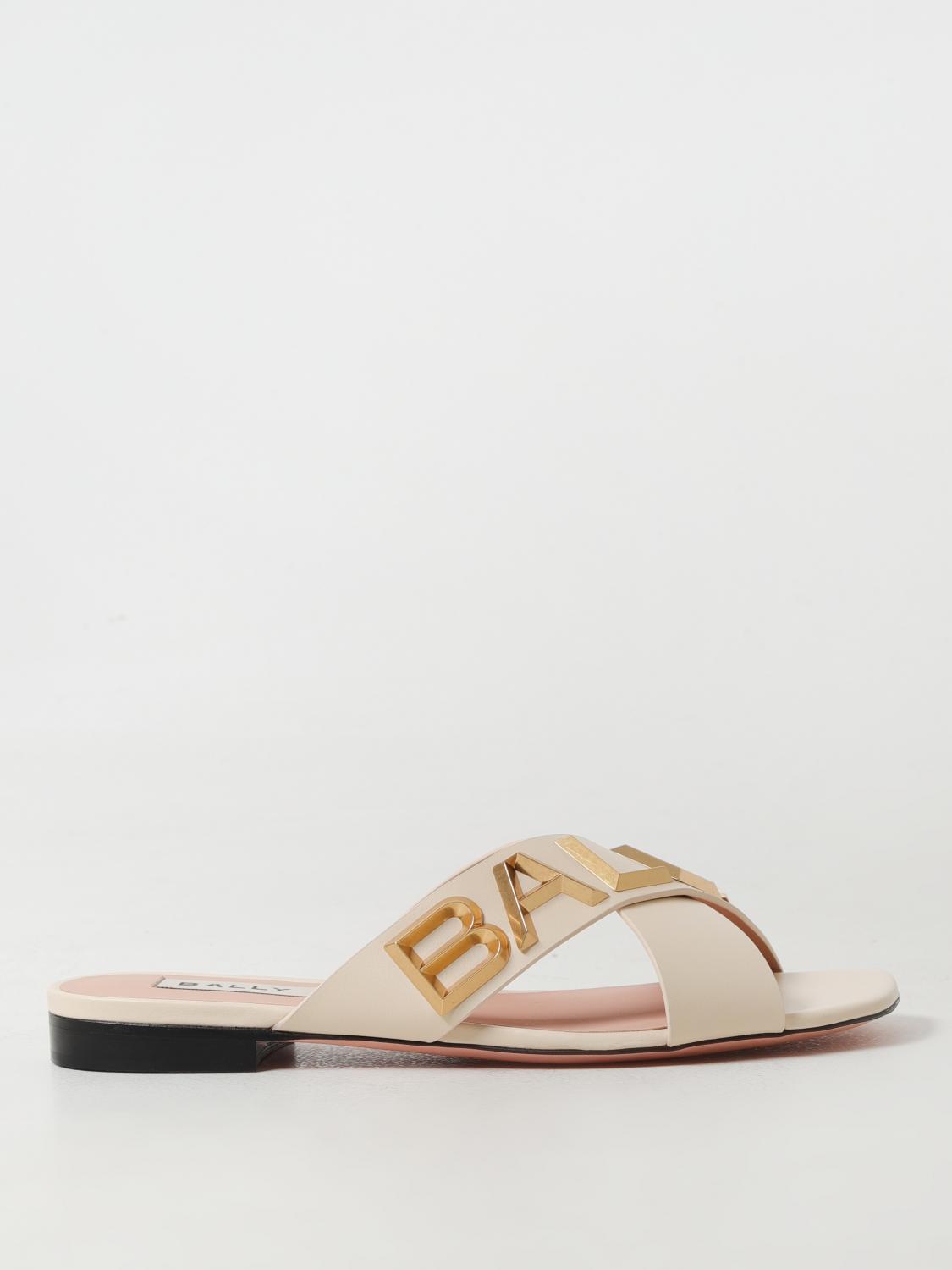 BALLY FLAT SANDAL: Flat sandals woman Bally, White - Img 1