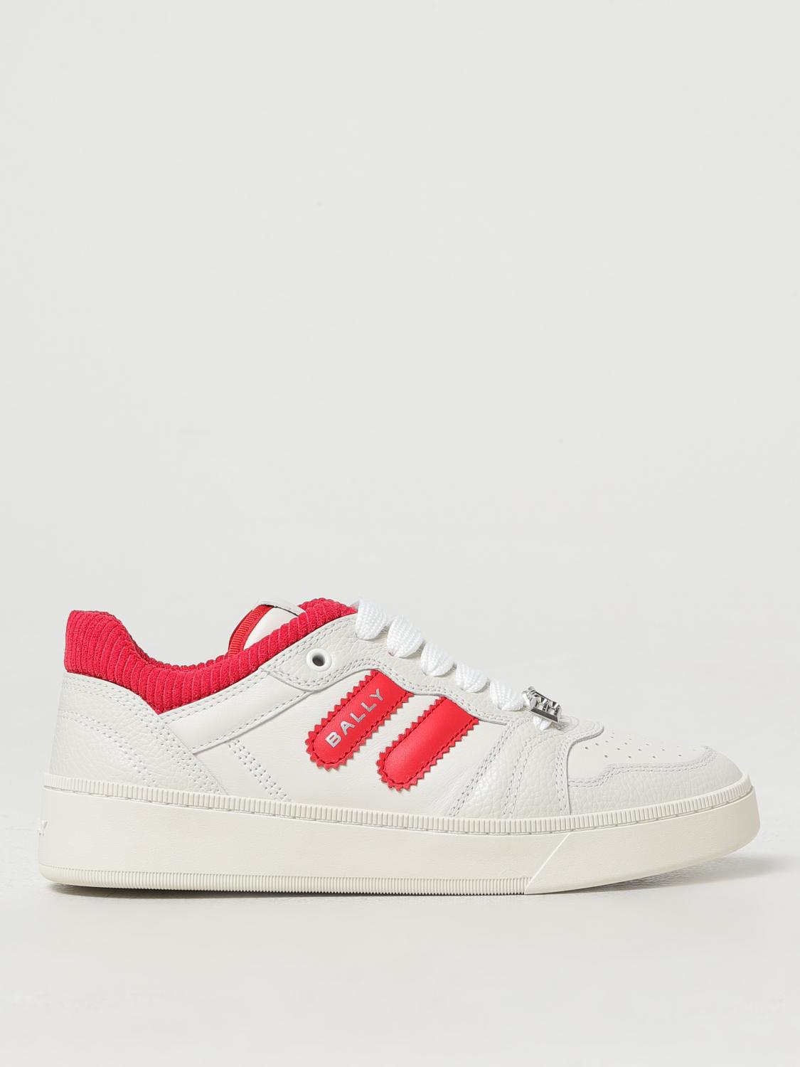 BALLY SNEAKERS: Sneakers Bally in pelle a grana , Rosso - Img 1