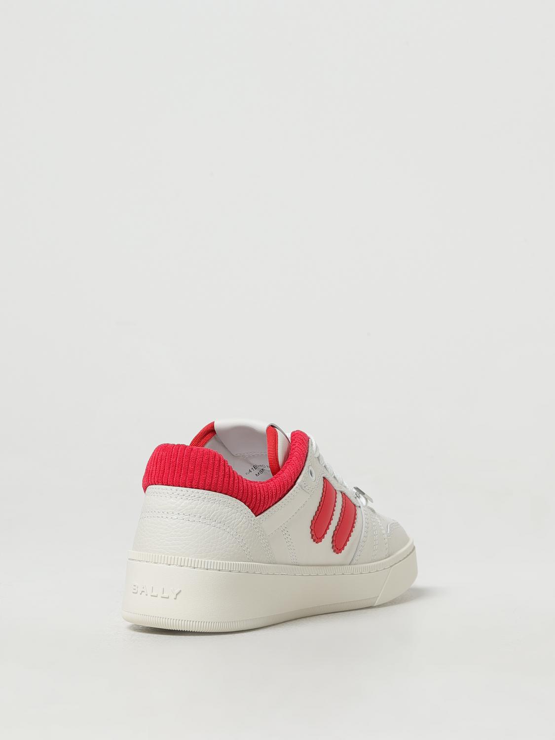 BALLY SNEAKERS: Sneakers Bally in pelle a grana , Rosso - Img 3
