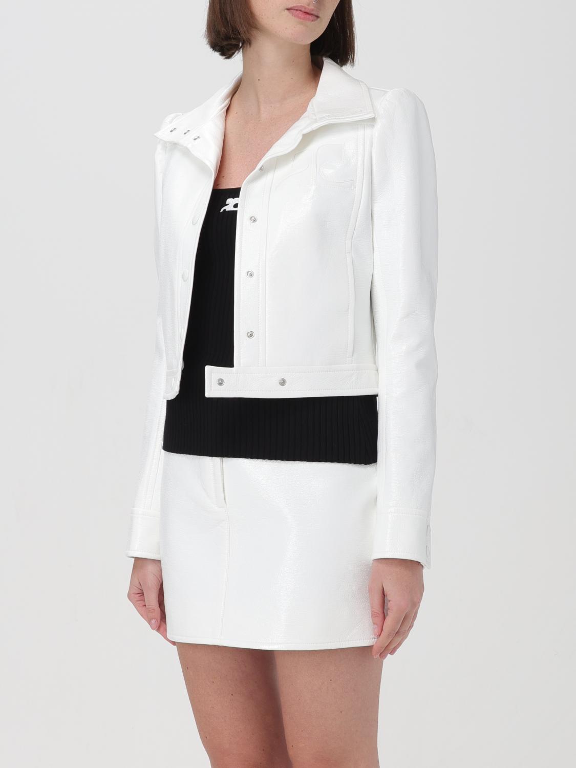 COURRÈGES JACKET: Blazer woman CourrÈges, White - Img 4