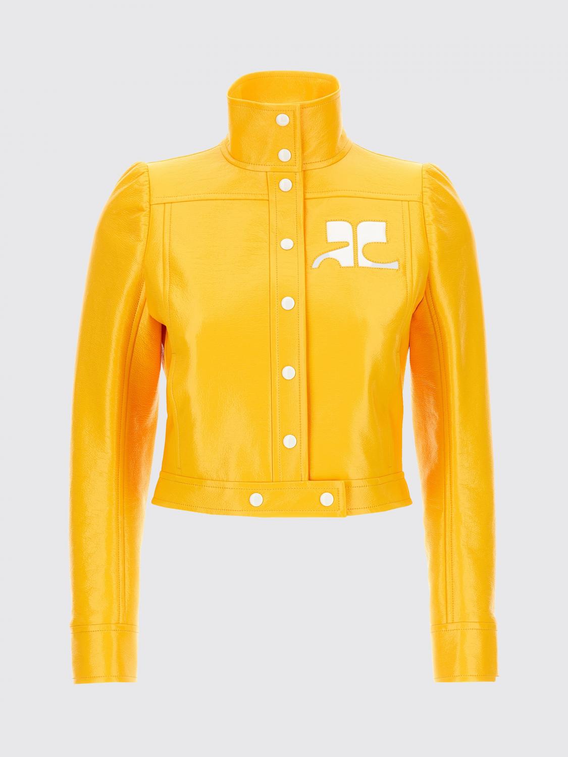 COURRÈGES JACKET: Blazer woman CourrÈges, Yellow - Img 3