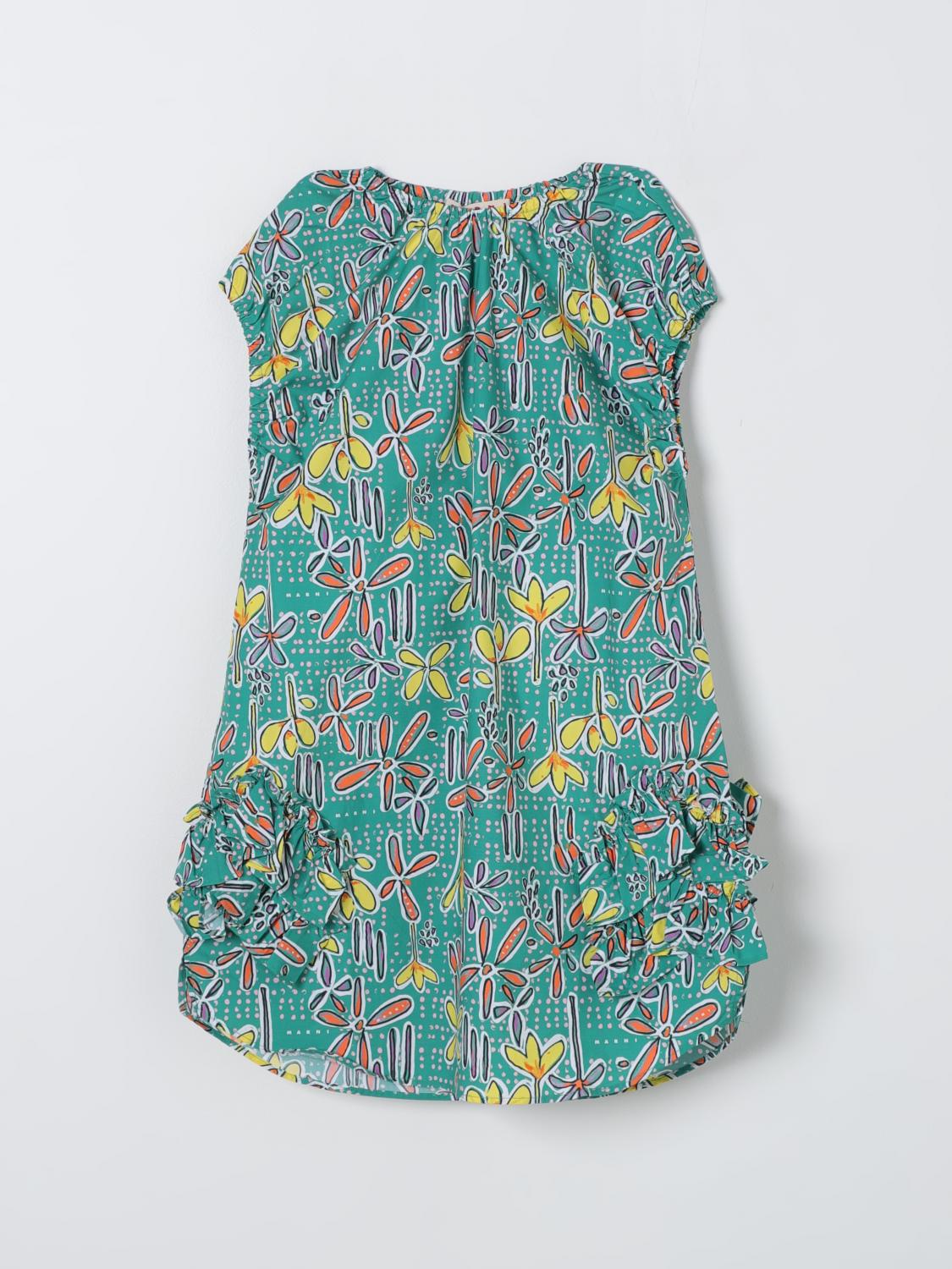 Marni Dress kids - Green | M01102M00RU | GIGLIO.COM