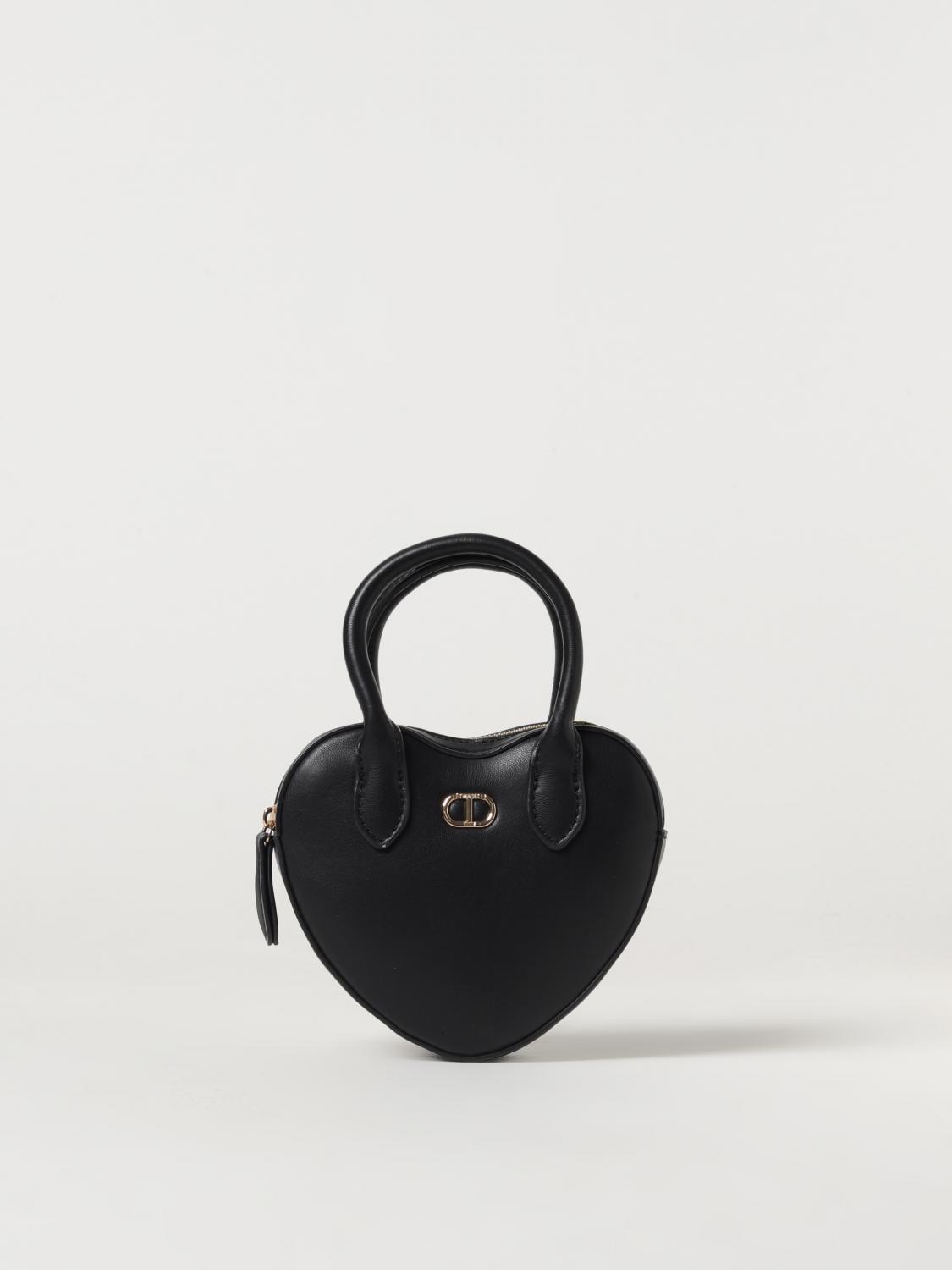 TWINSET CLUTCH TASCHE: Tasche kinder Twinset, Schwarz - Img 1