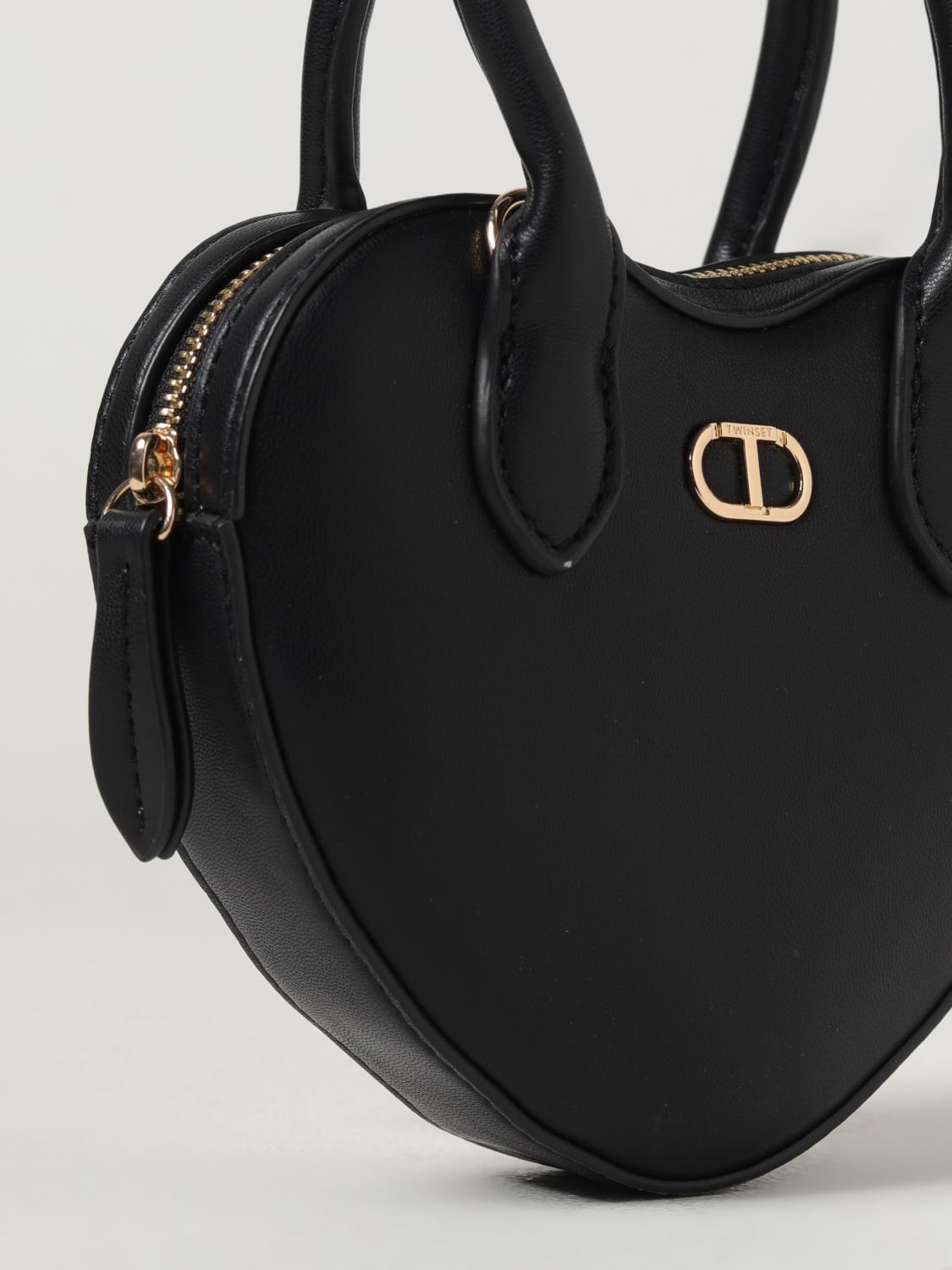 TWINSET CLUTCH TASCHE: Tasche kinder Twinset, Schwarz - Img 3