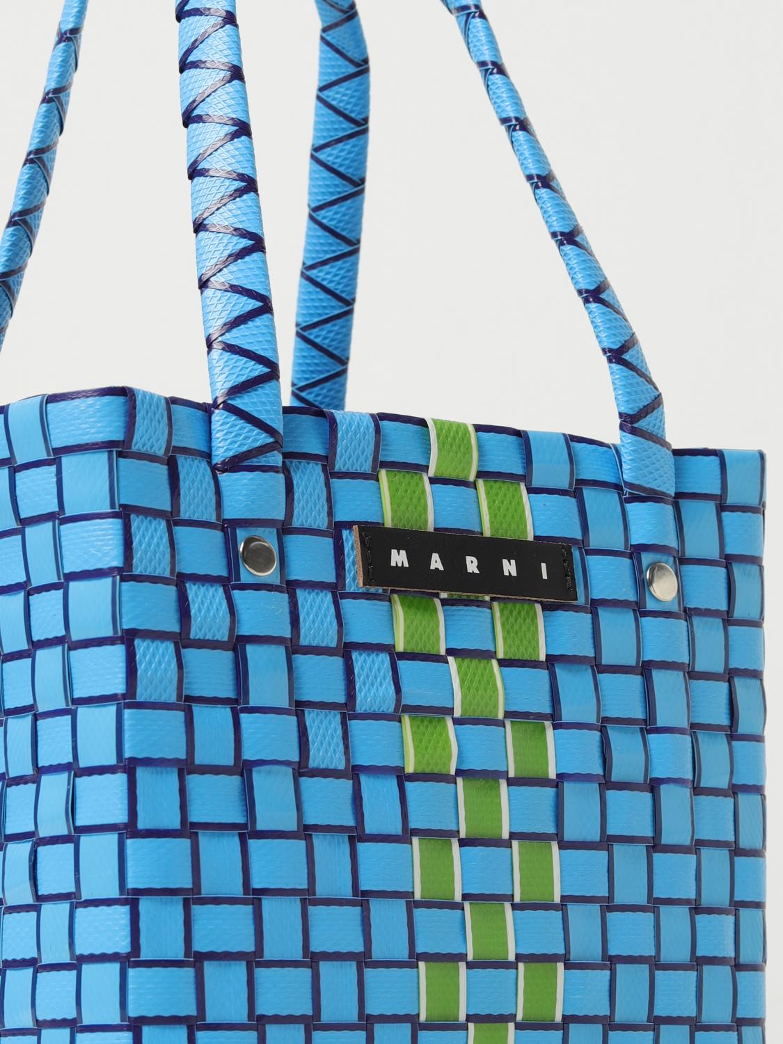 MARNI TASCHE: Tasche kinder Marni, Hellblau - Img 3