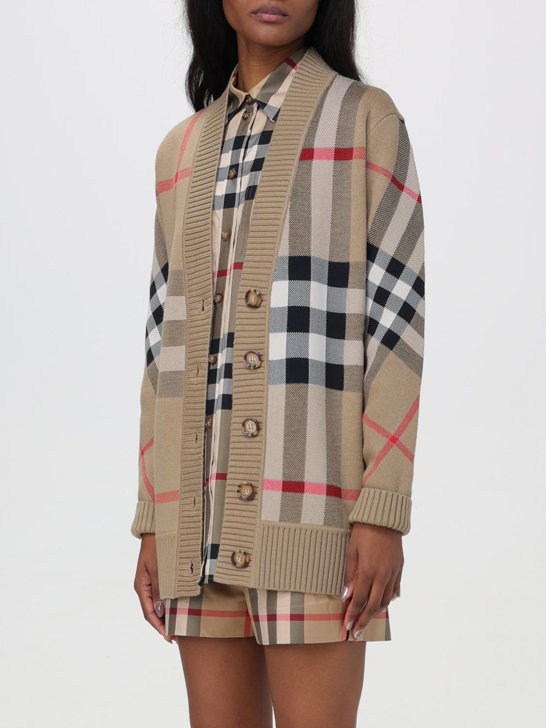 BURBERRY：カーディガン レディース - ベージュ | GIGLIO.COM