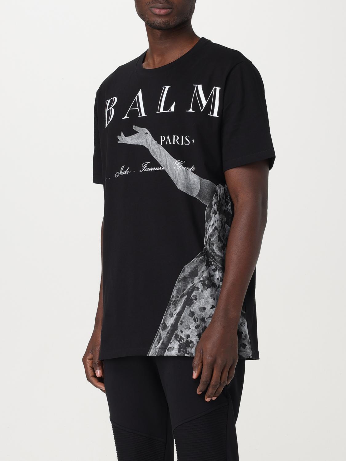 Balmain T-shirt men - Black | BH0EG010GD17 | GIGLIO.COM