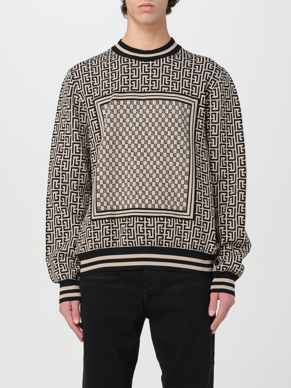 BALMAIN：カーディガン メンズ - ベージュ | GIGLIO.COMオンラインの 