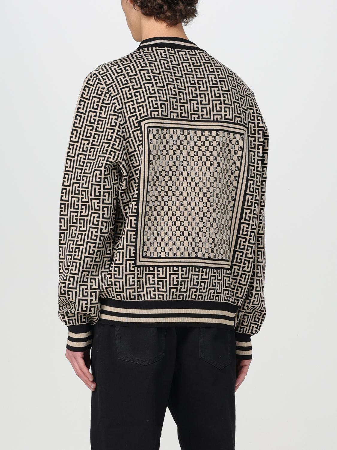 Balmain カーディガン メンズ - ベージュ | CH1KD000KF79 | GIGLIO.COM
