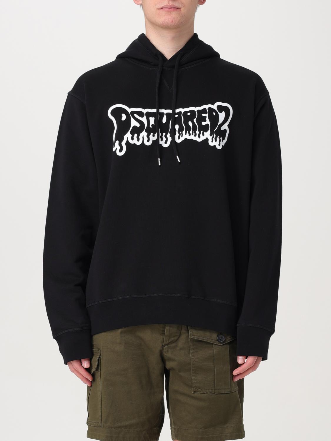 DSQUARED2 SWEATSHIRT: Sweatshirt men Dsquared2, Black - Img 1