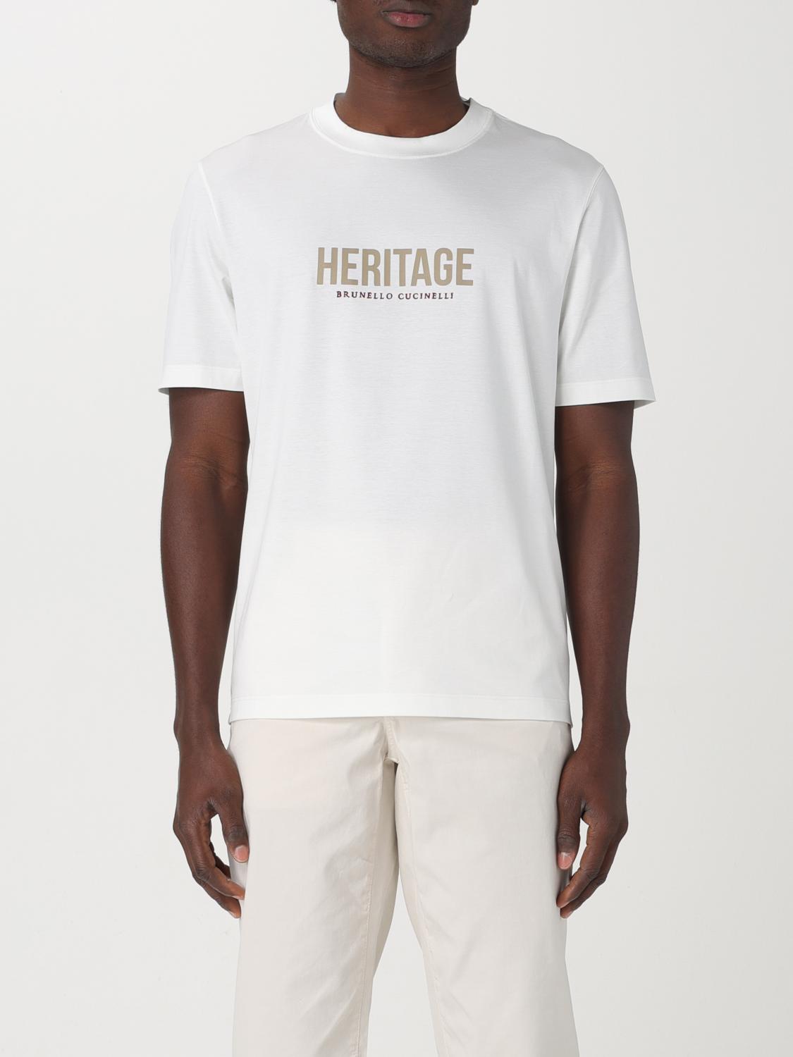 Brunello Cucinelli T-shirt men - White | M0B137446G | GIGLIO.COM