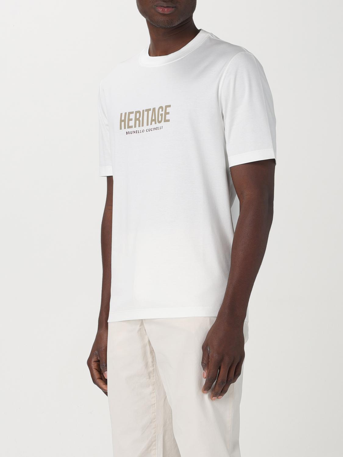 Brunello Cucinelli T-shirt men - White | M0B137446G | GIGLIO.COM