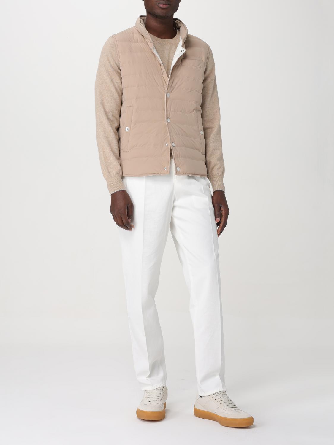 BRUNELLO CUCINELLI CHALECO: Chaleco hombre Brunello Cucinelli, Beige - Img 2