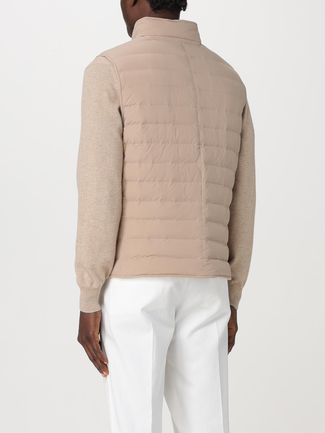 BRUNELLO CUCINELLI CHALECO: Chaleco hombre Brunello Cucinelli, Beige - Img 3