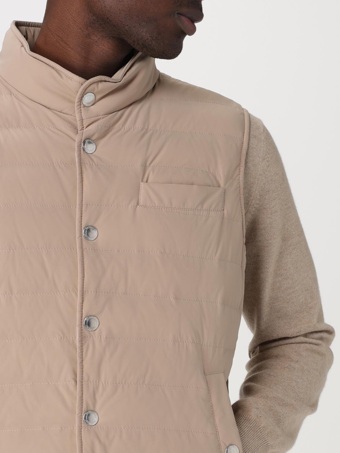 BRUNELLO CUCINELLI CHALECO: Chaleco hombre Brunello Cucinelli, Beige - Img 5