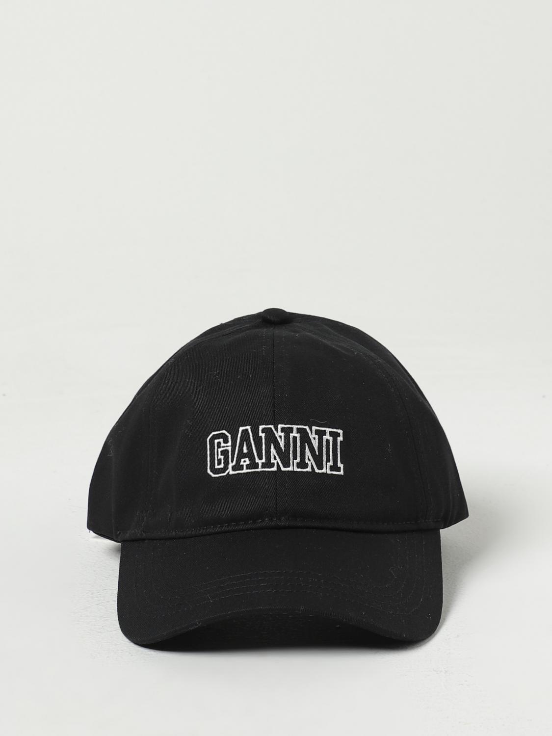 GANNI HAT: Hat woman Ganni, Black - Img 2