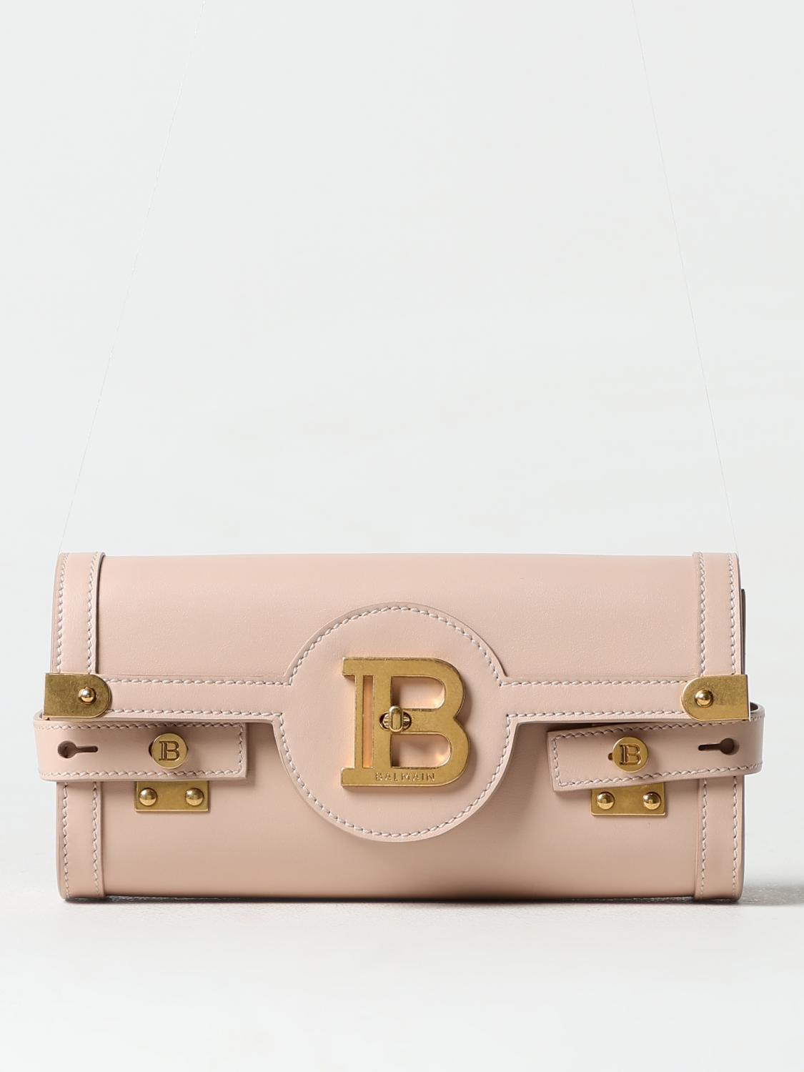BALMAIN: Sac porté épaule femme Chair Pochette Balmain