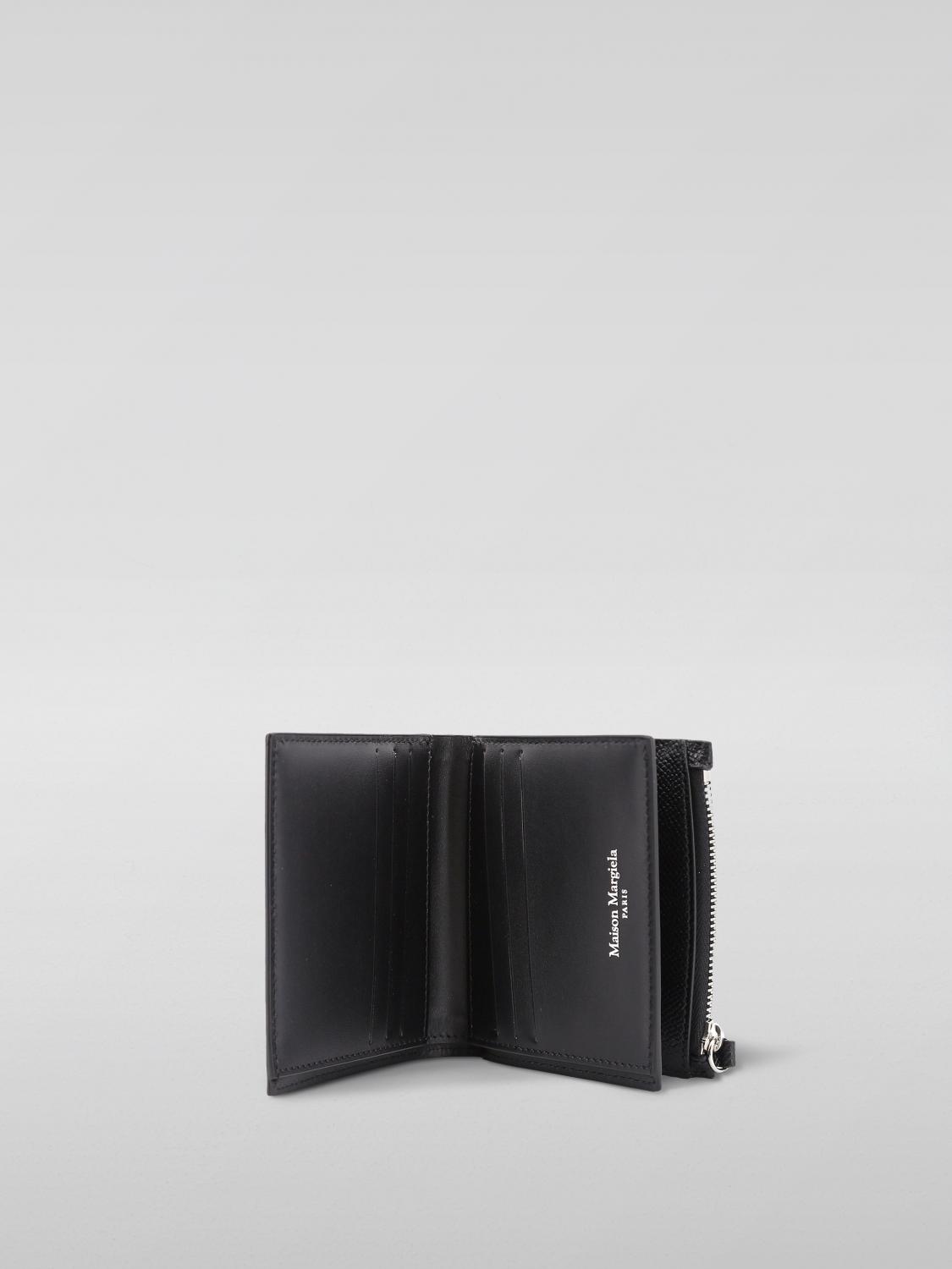 MAISON MARGIELA CARTERA: Cartera de piel granulada Maison Margiela, Negro - Img 2