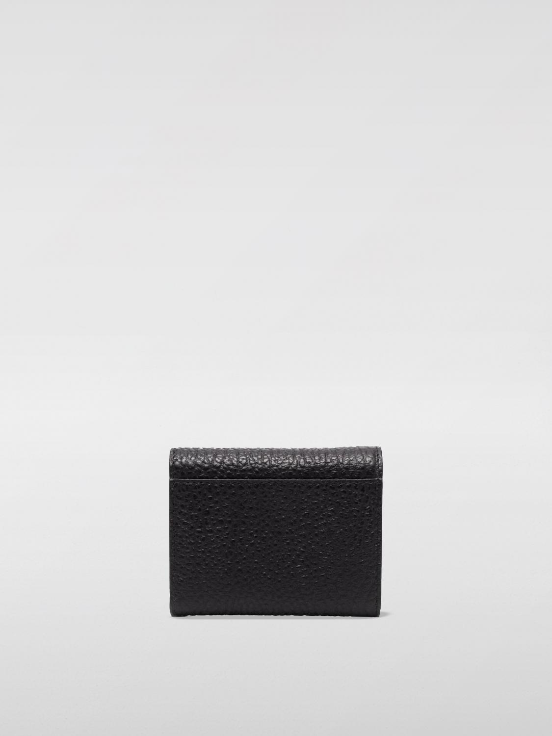 MAISON MARGIELA 財布: Maison Margiela グレインレザーウォレット, ブラック - Img 3