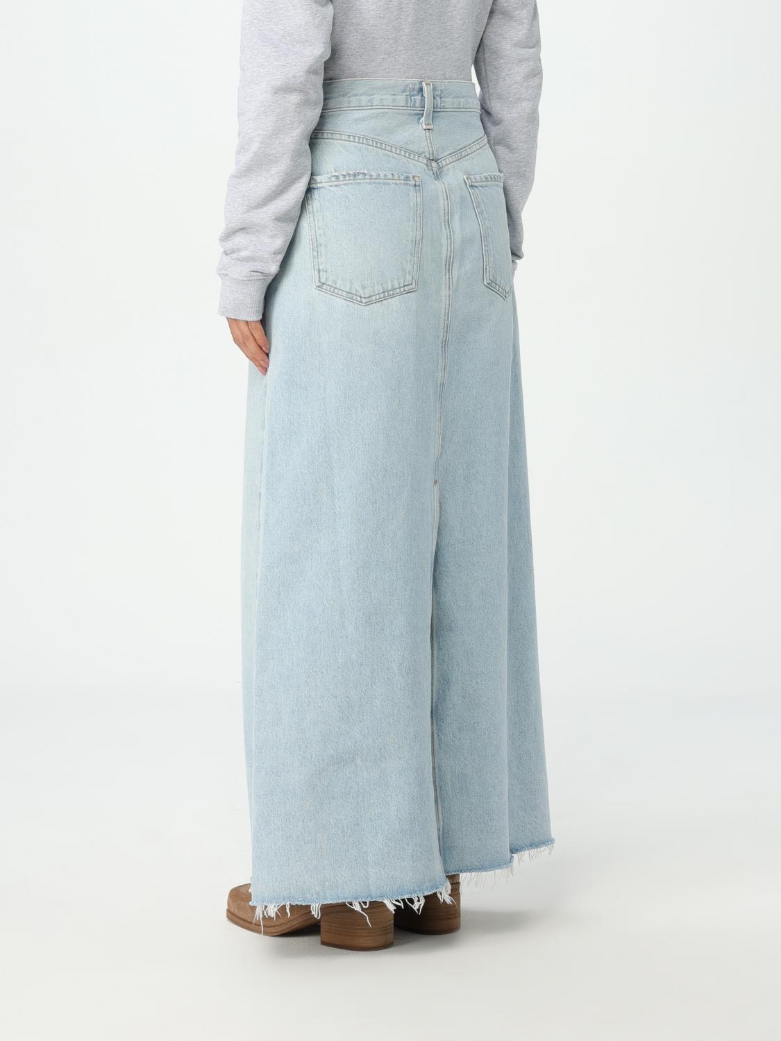 AGOLDE JUPE: Jeans femme Agolde, Bleu - Img 2