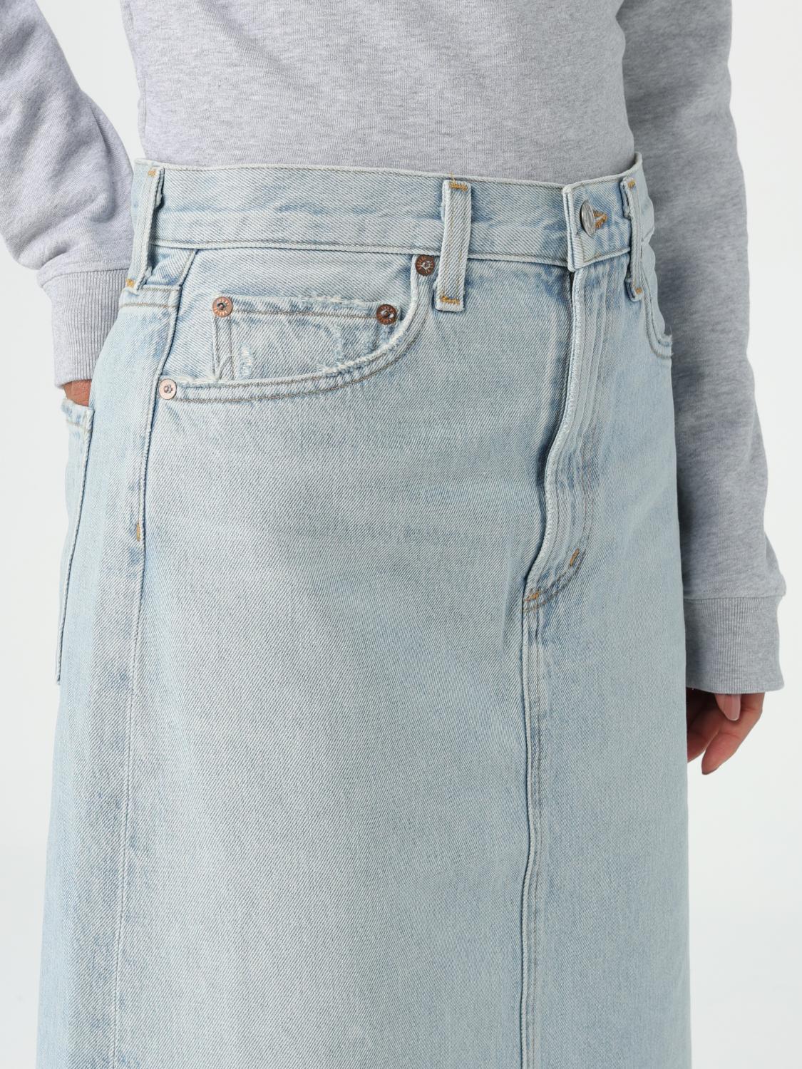 AGOLDE JUPE: Jeans femme Agolde, Bleu - Img 3