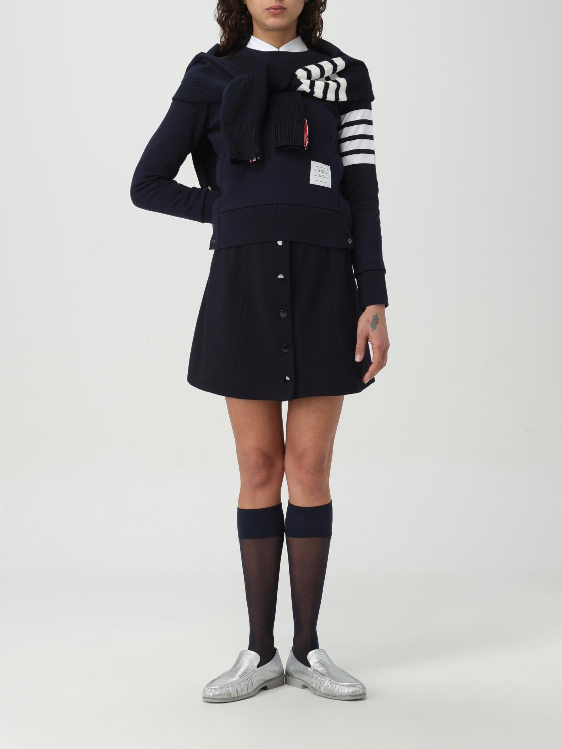 THOM BROWNE SUDADERA: Jersey mujer Thom Browne, Azul Oscuro - Img 2