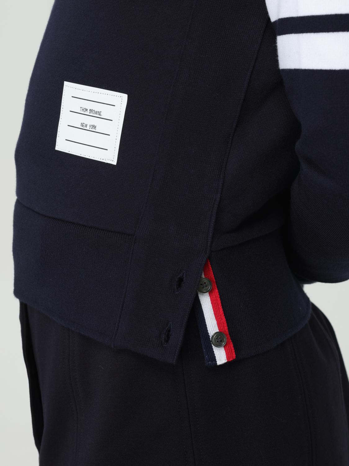THOM BROWNE SUDADERA: Jersey mujer Thom Browne, Azul Oscuro - Img 5