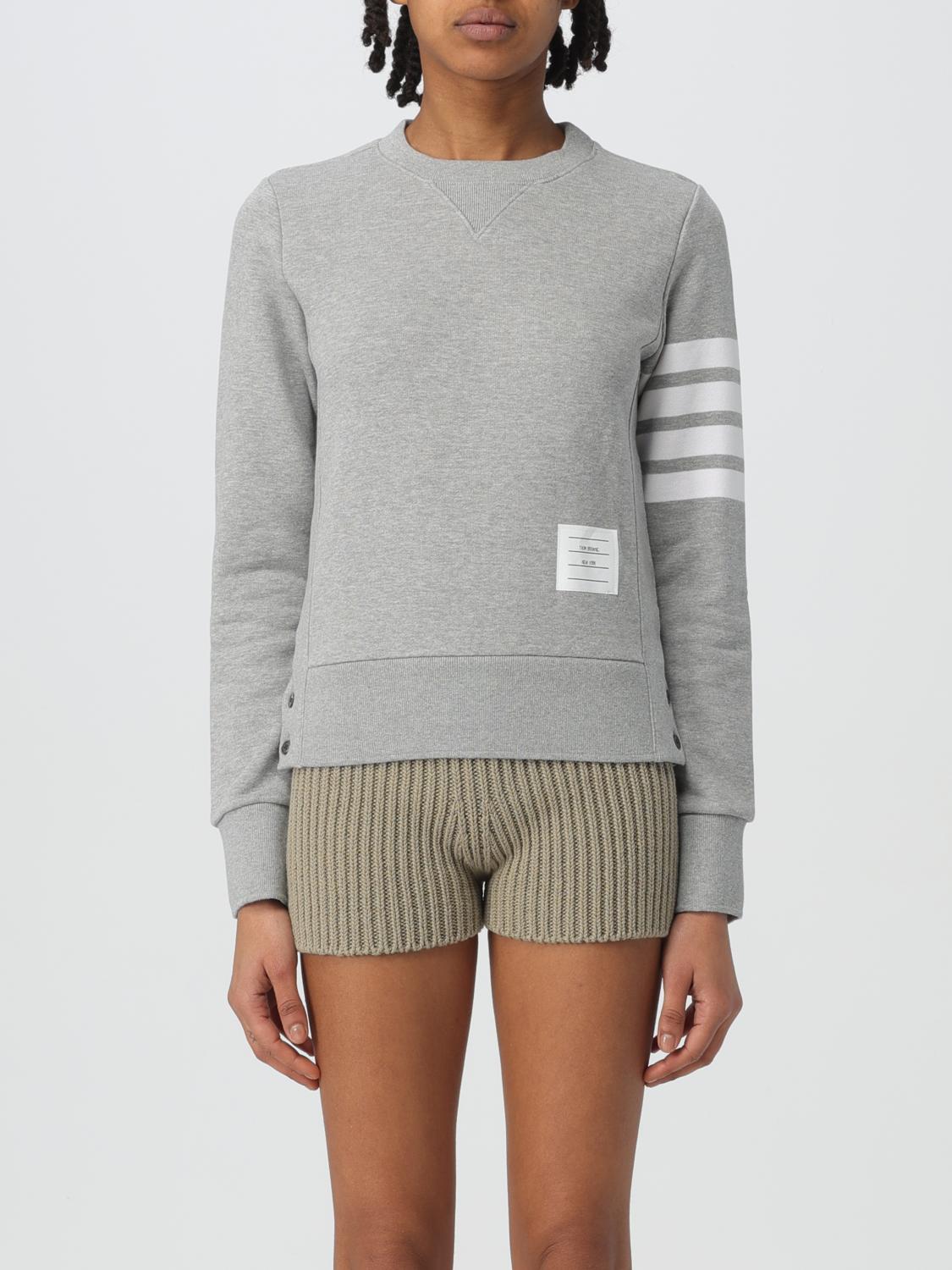 THOM BROWNE SUDADERA: Jersey mujer Thom Browne, Gris - Img 1
