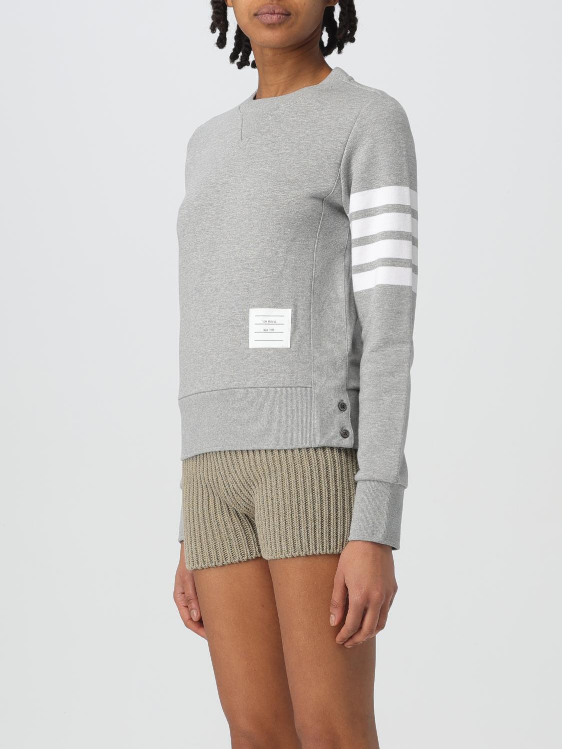 THOM BROWNE SUDADERA: Jersey mujer Thom Browne, Gris - Img 4