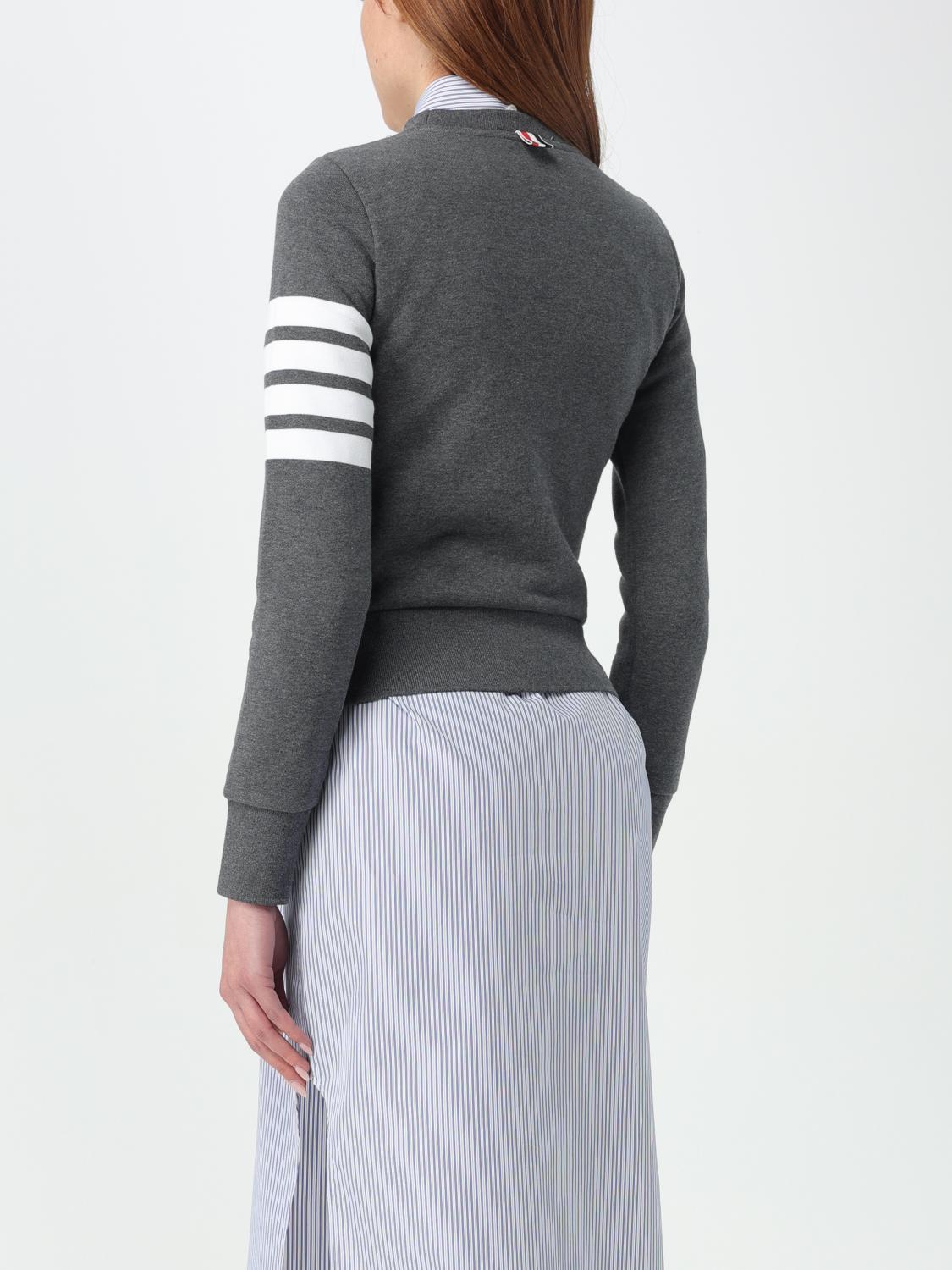 THOM BROWNE SUDADERA: Jersey mujer Thom Browne, Gris Ratón - Img 3