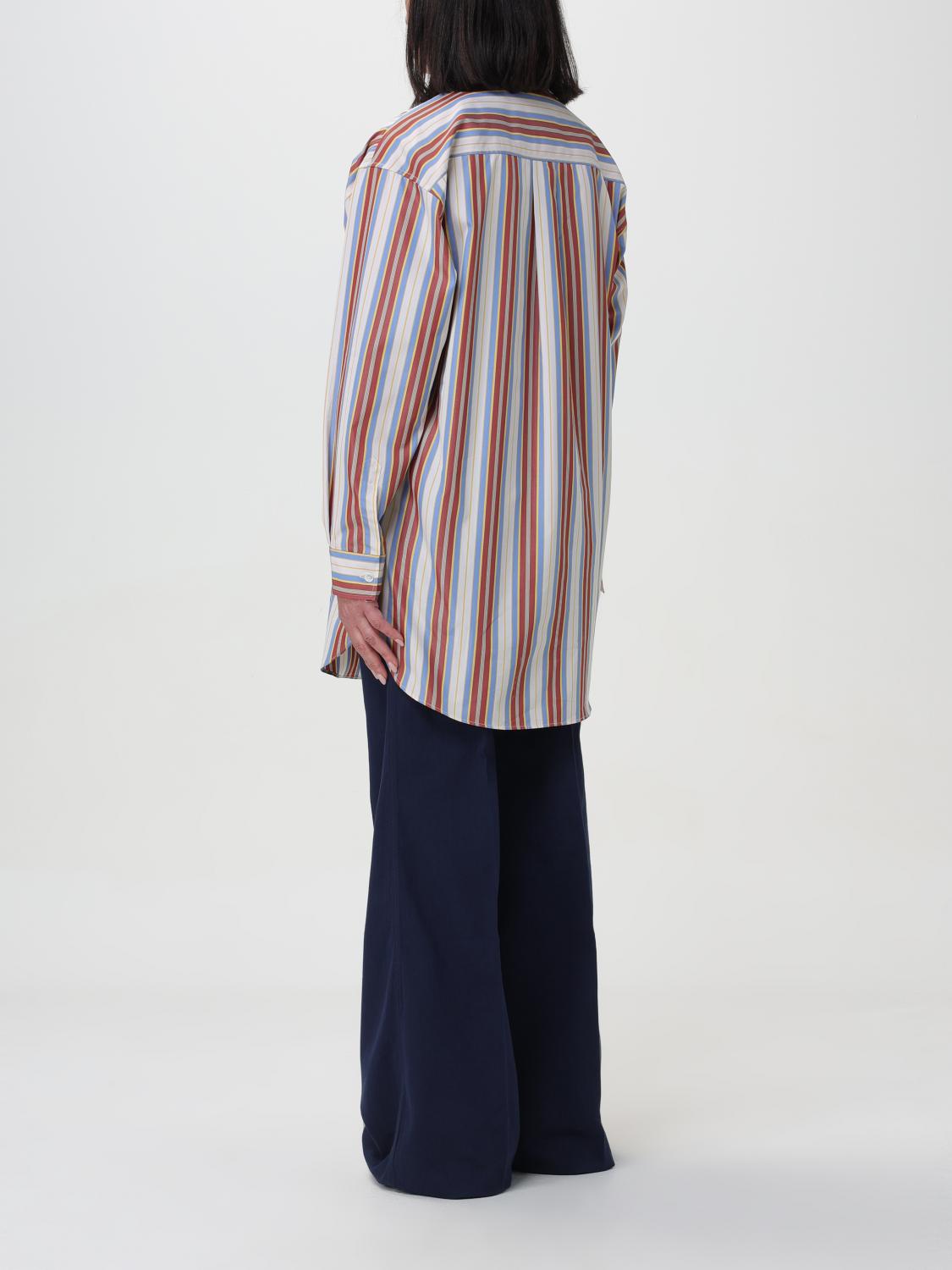 ETRO CAMICIA: Camicia Etro in cotone a righe , Marrone - Img 3