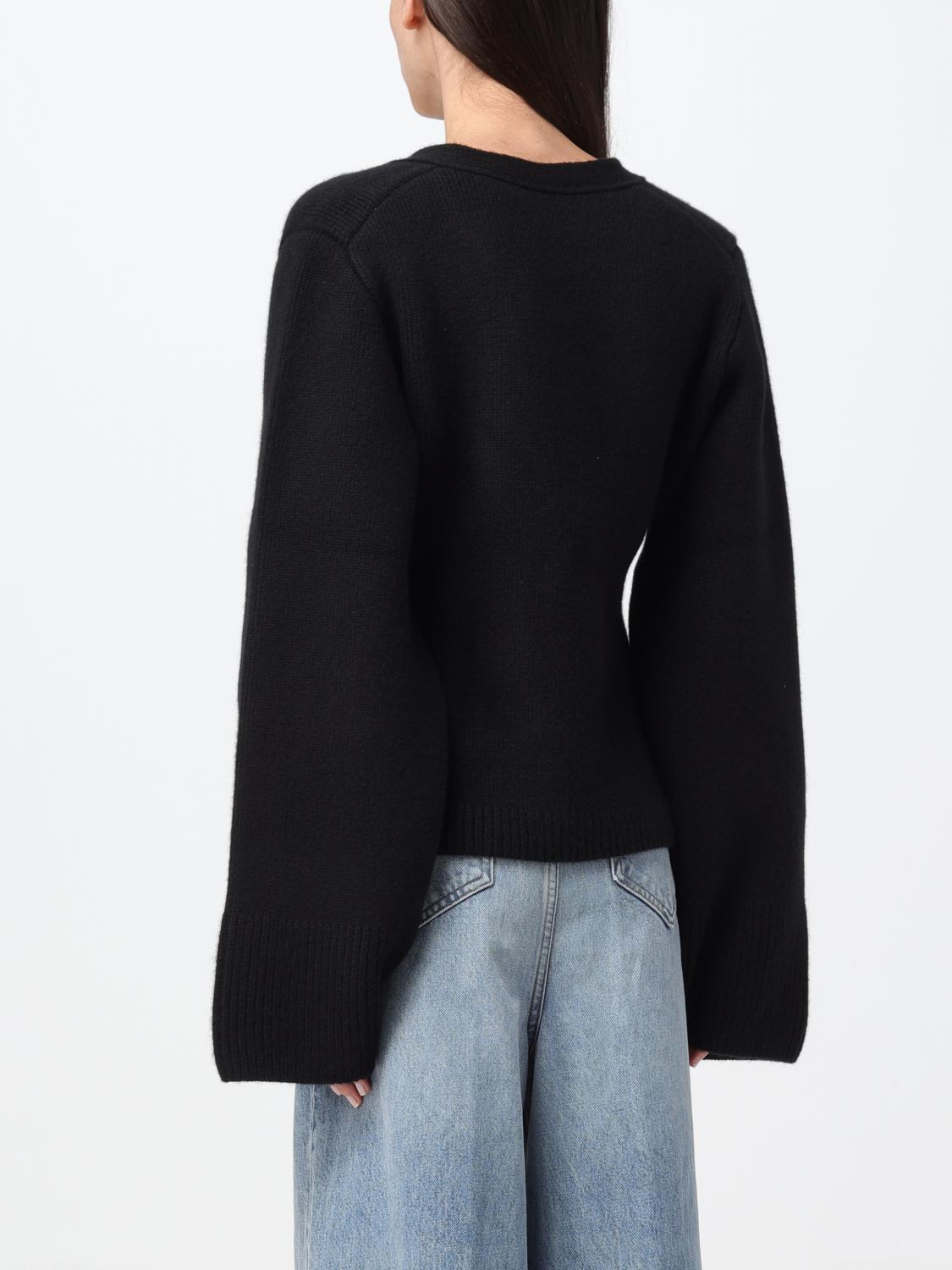 KHAITE JERSEY: Cárdigan blazer de cachemira Khaite, Negro - Img 3