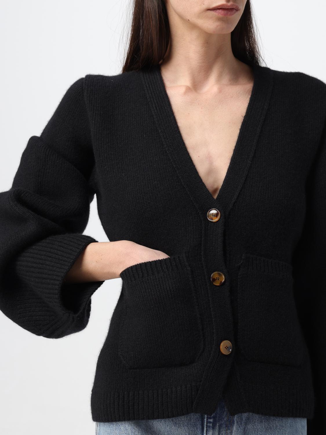 KHAITE JERSEY: Cárdigan blazer de cachemira Khaite, Negro - Img 5