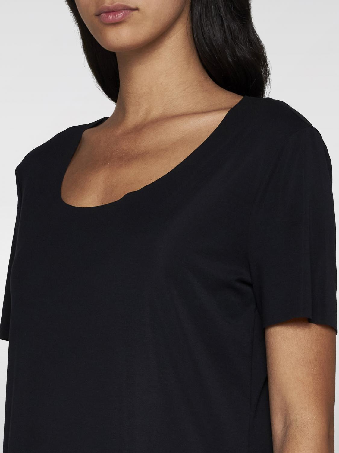 WOLFORD: T-shirt woman - Black | Wolford t-shirt 52764 online at GIGLIO.COM