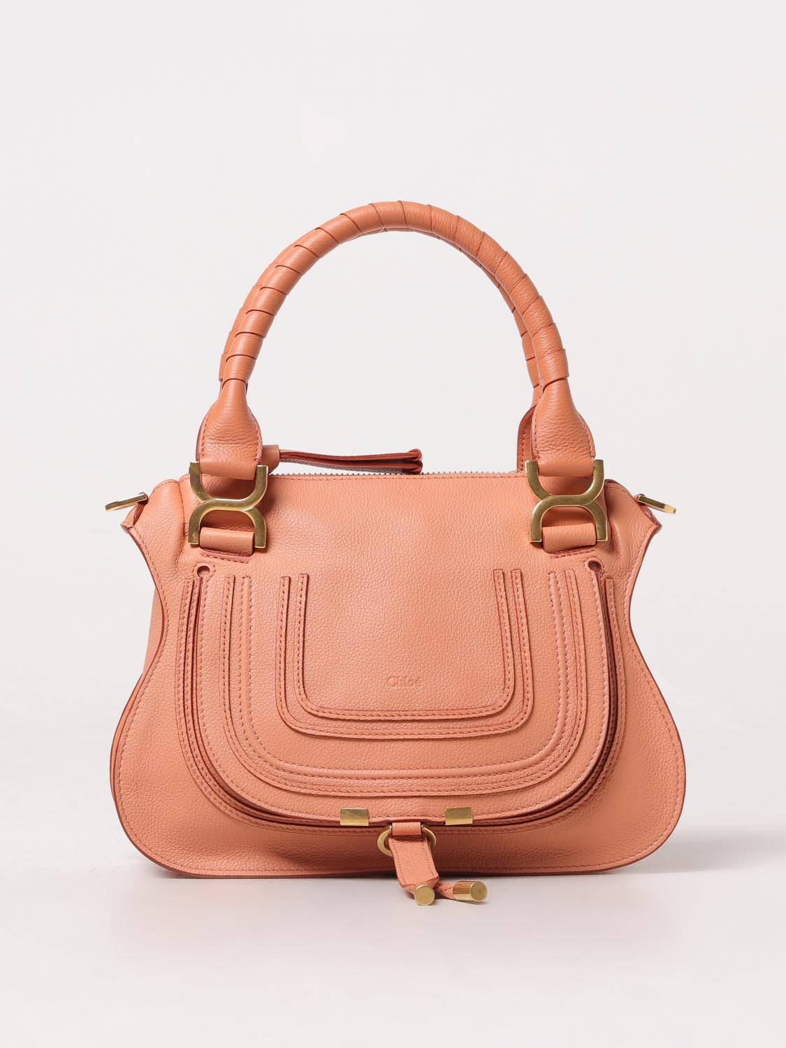 ハンドバッグ CHLOE Woman Handbag Black C22AS628I31 001 Small Marcie bag in shiny leather CHLOE C22AS628I31 001