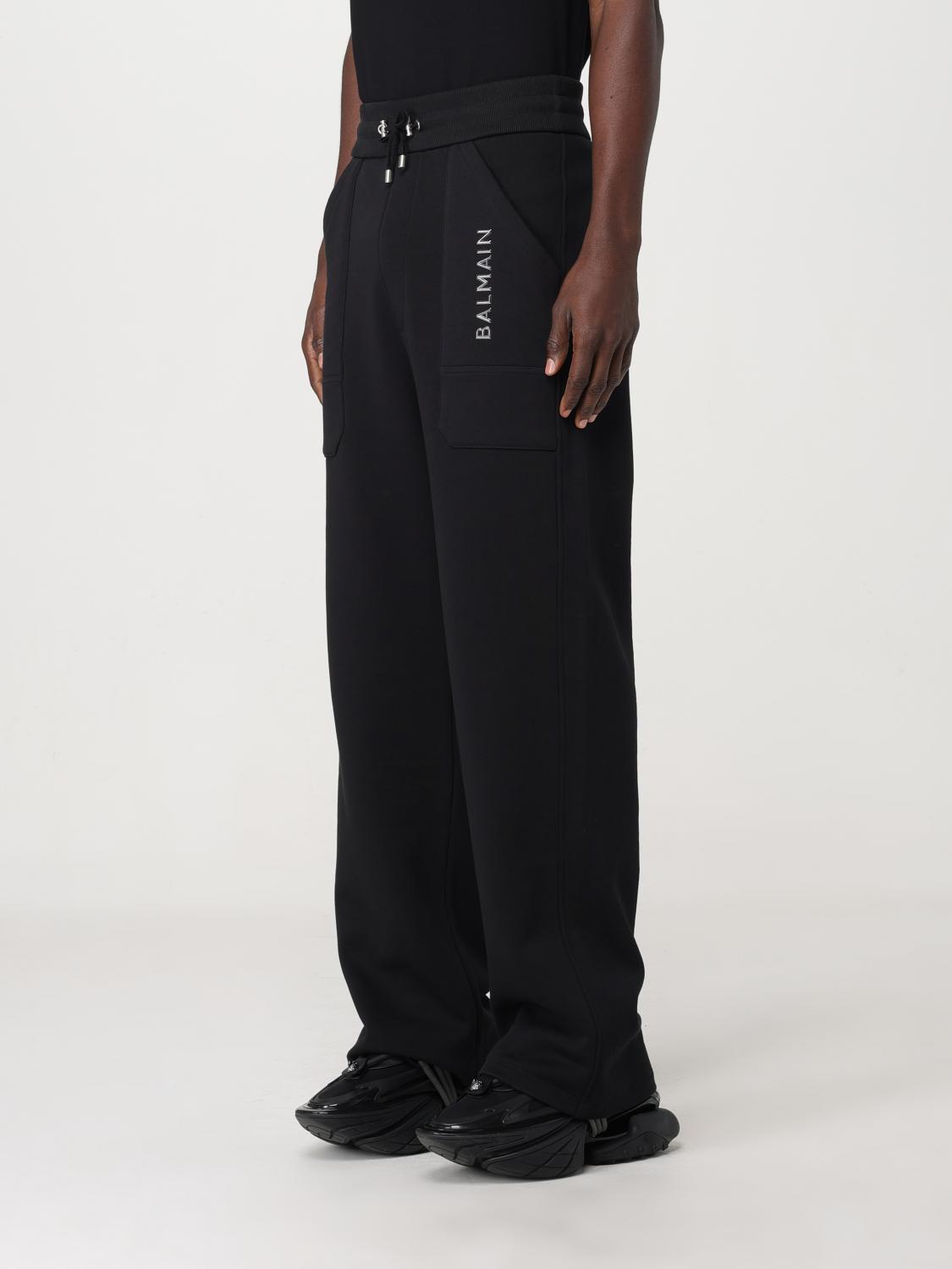 BALMAIN PANTS: Sweat men Balmain, Black - Img 4