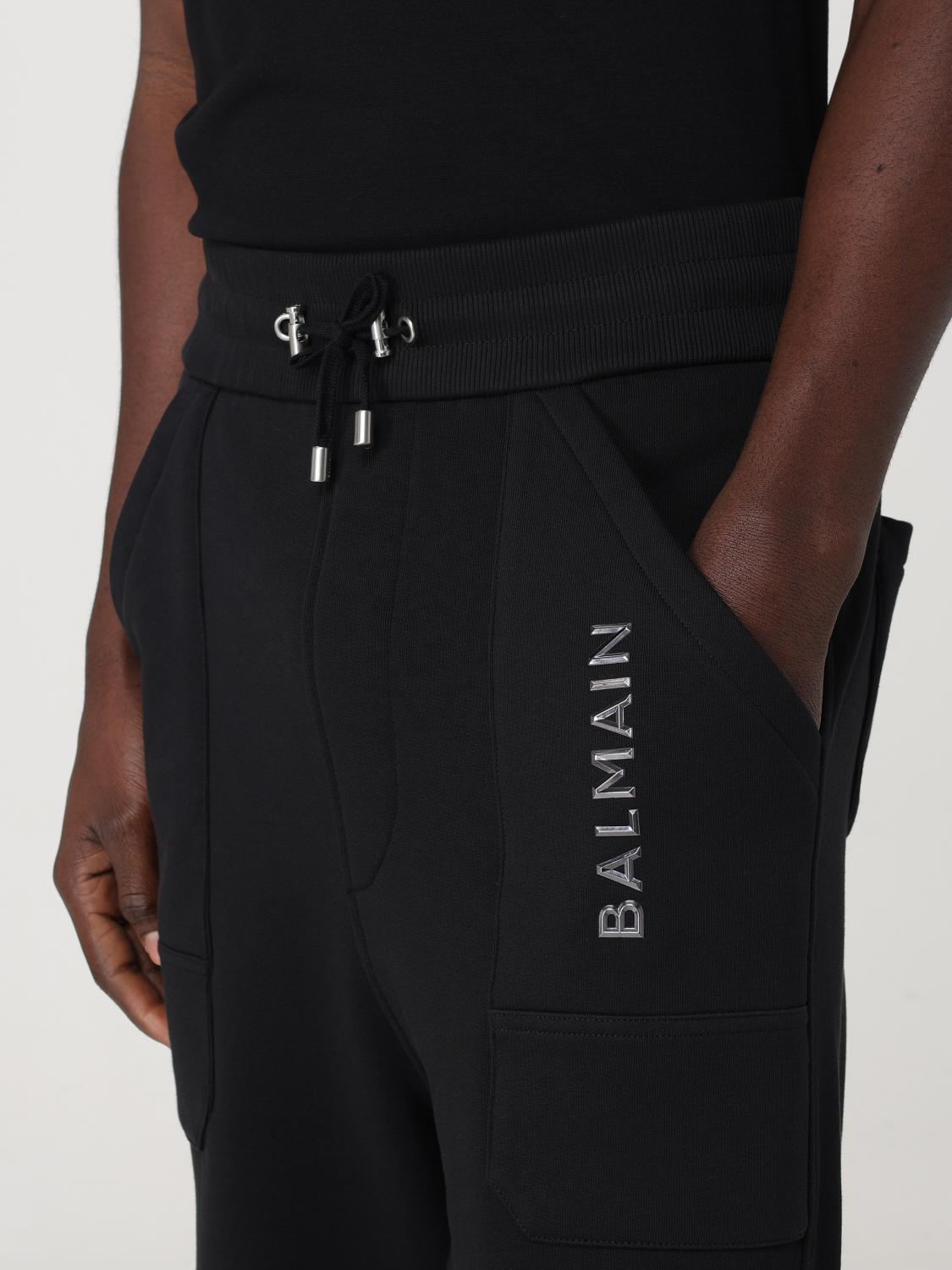 BALMAIN PANTS: Sweat men Balmain, Black - Img 5