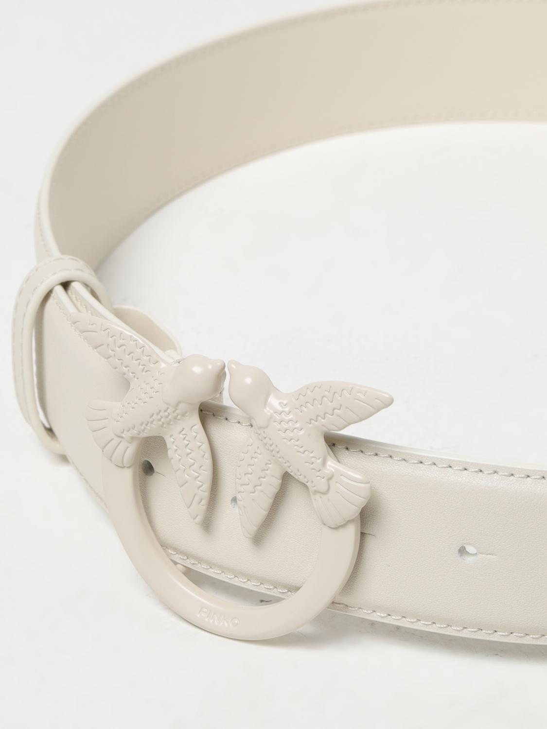 PINKO: Belt woman - White | Pinko belt 100120A1K2 online at GIGLIO.COM