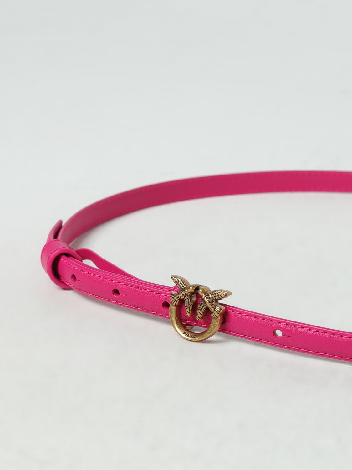PINKO CINTURA: Cintura Love Berry Pinko in pelle, Fuxia - Img 2
