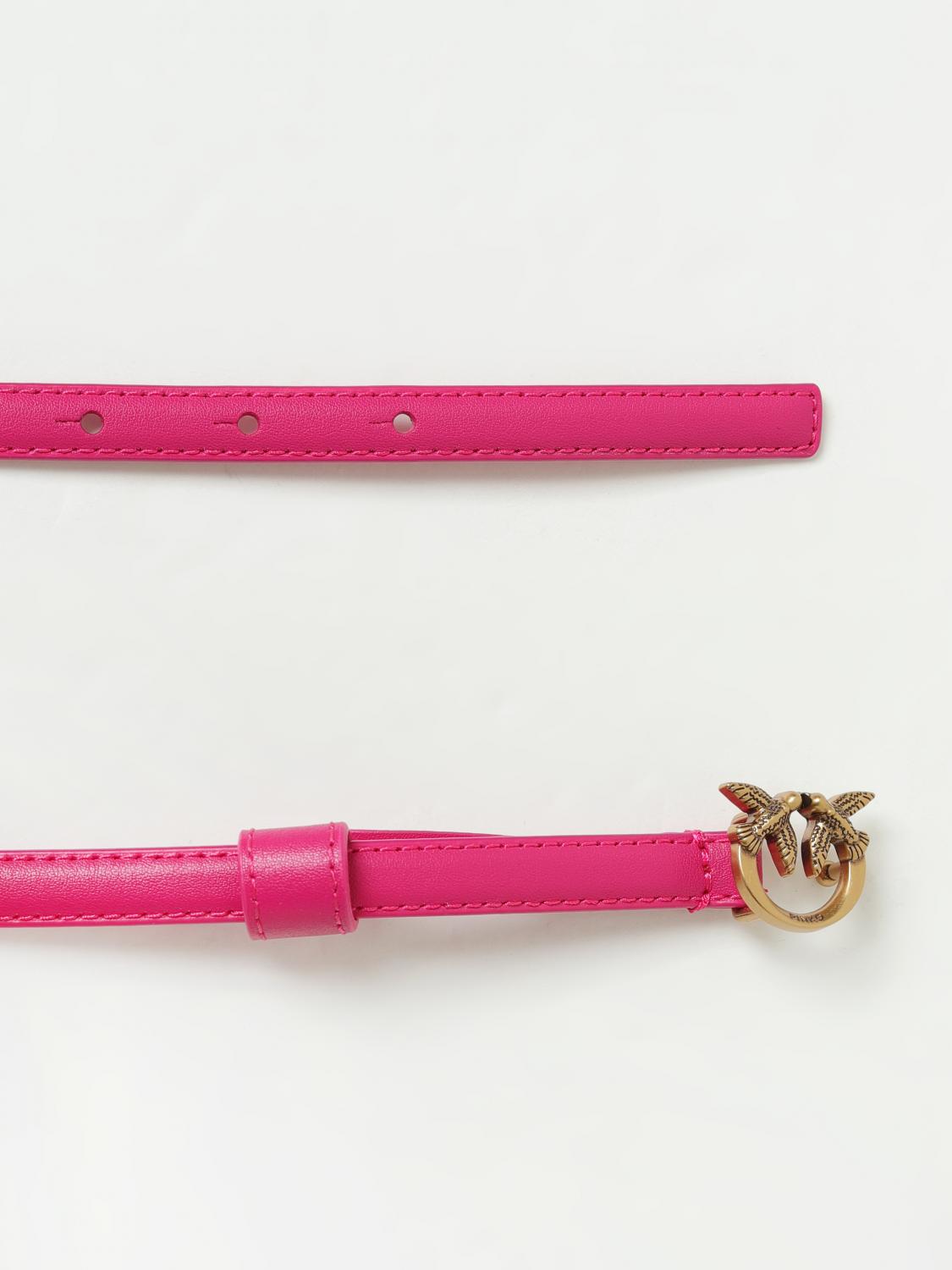 PINKO CINTURA: Cintura Love Berry Pinko in pelle, Fuxia - Img 3