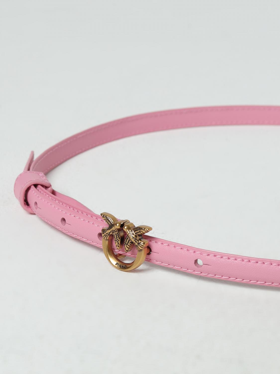 PINKO CINTURA: Cintura Love Berry Pinko in pelle, Rosa - Img 2