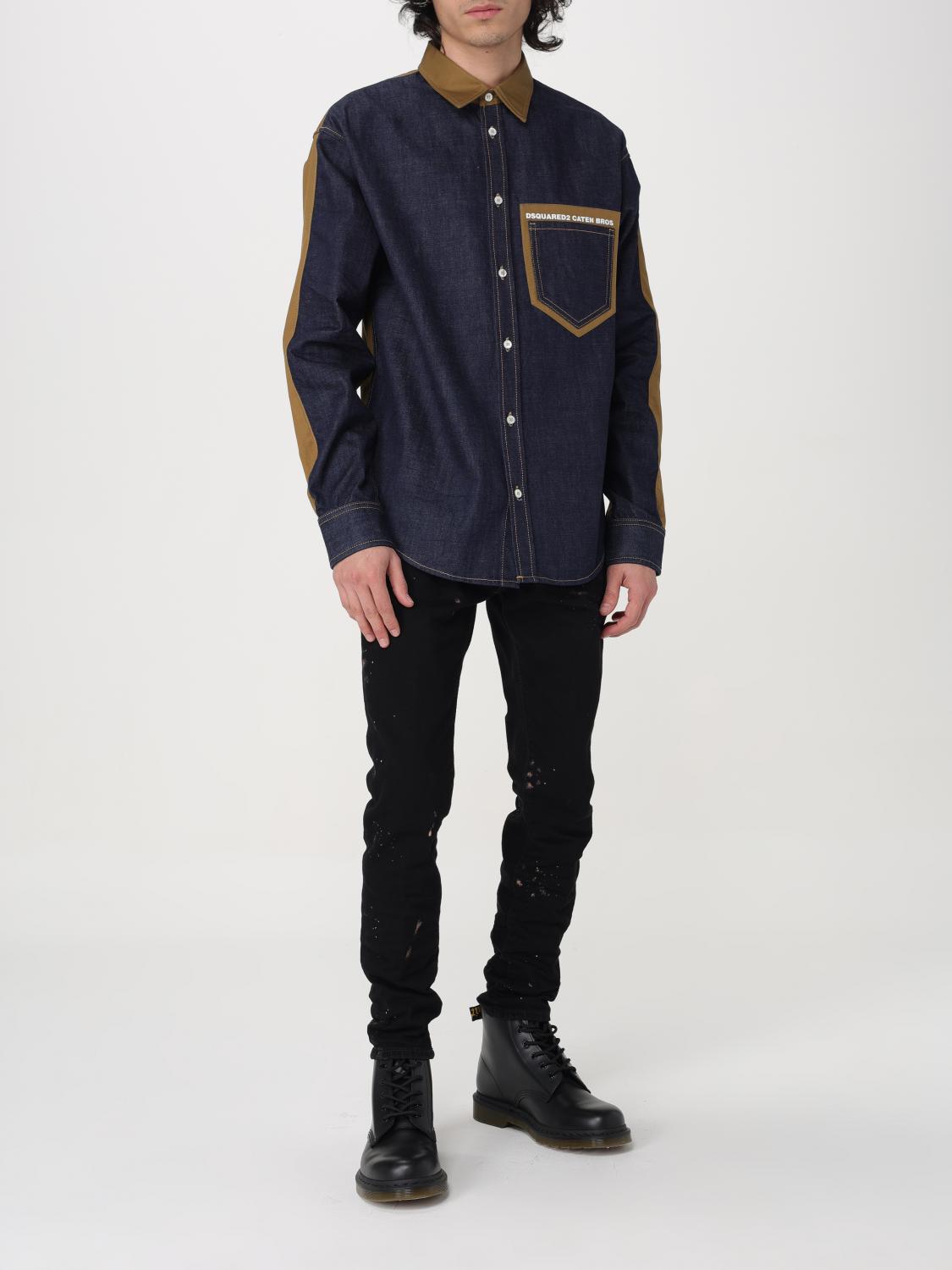 dsquared2 dress shirt Men's Easy Slim-Fit Tuxedo Dress Shirt