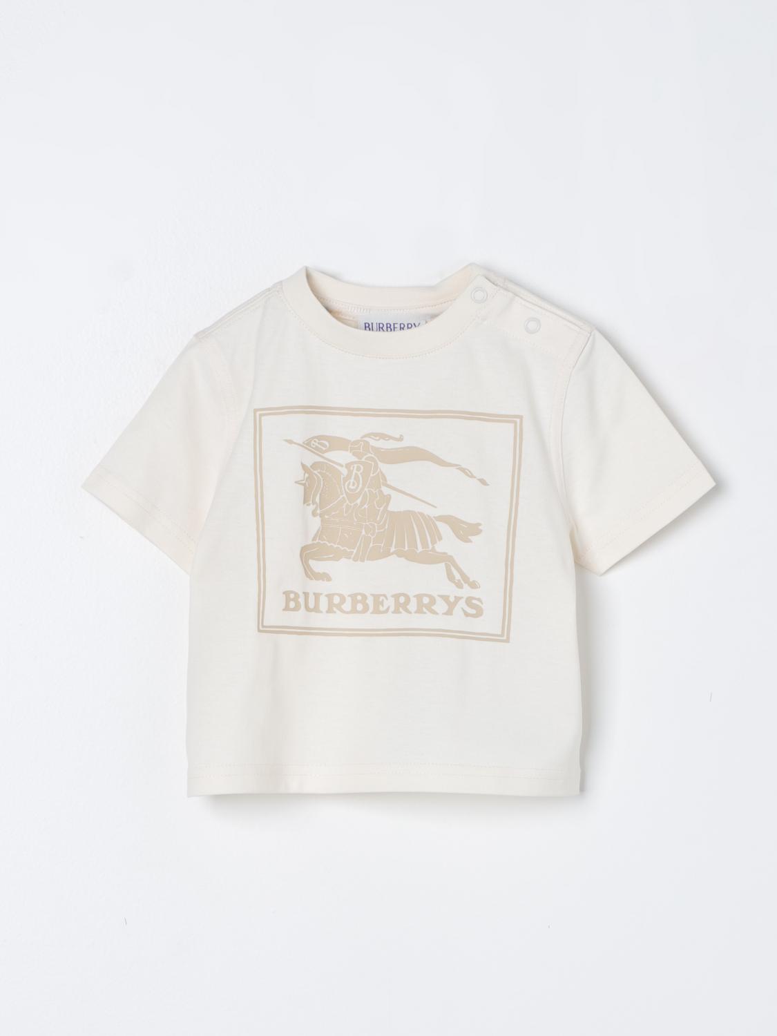 Burberry shirt kids yellow on sale